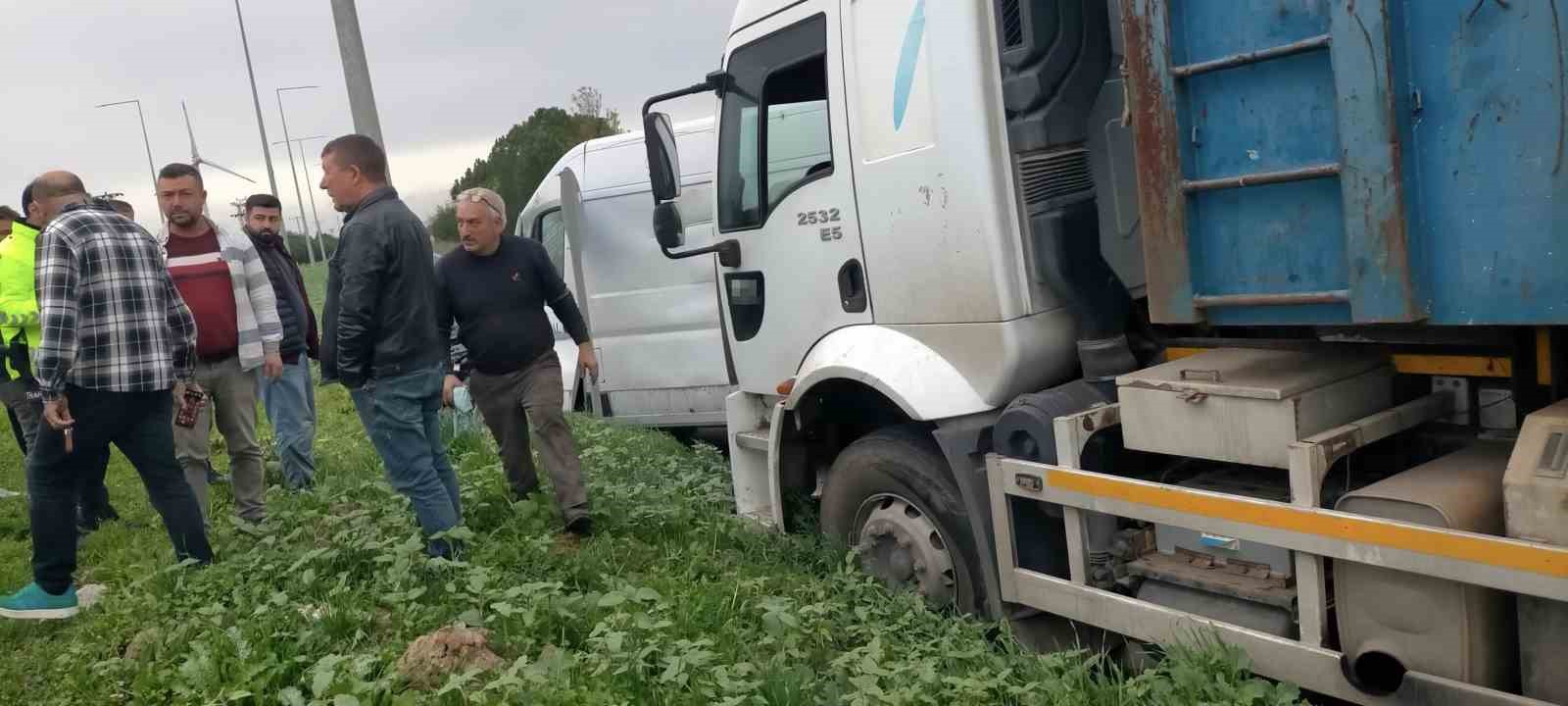 Tekirdağ’da trafik kazası: 1 yaralı
