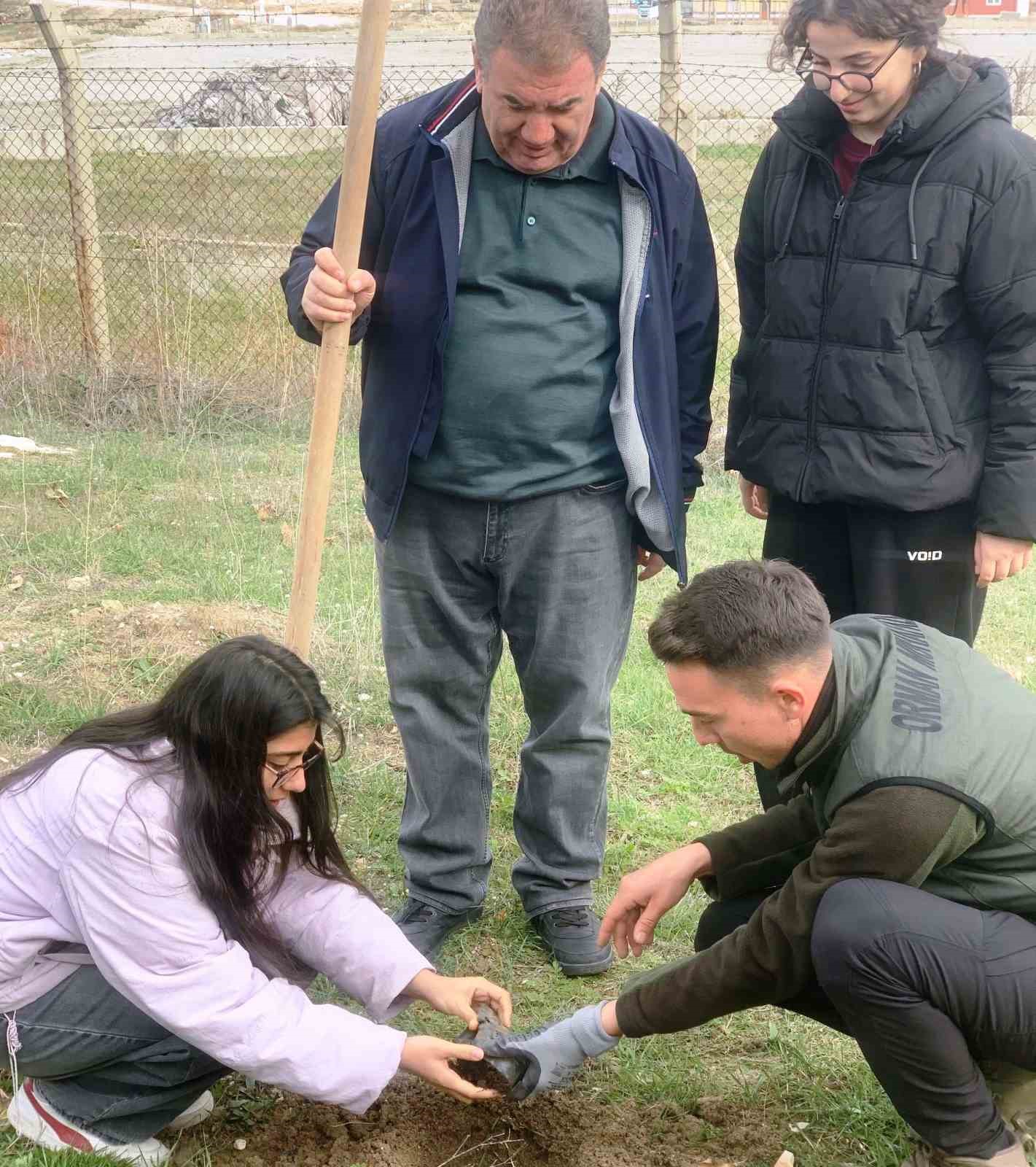 Emet MYO&rsquo;da fidan dikim etkinliği
