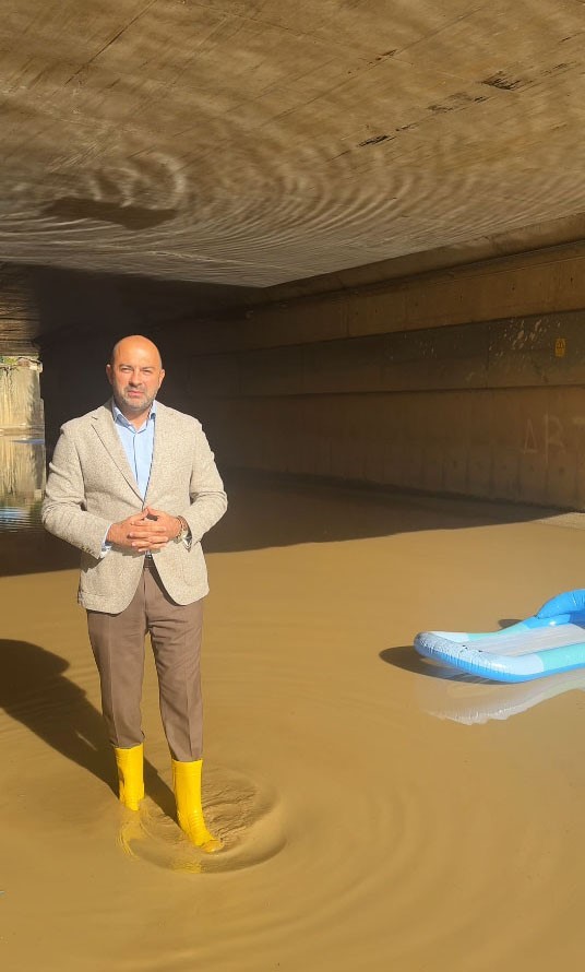 20 ay sonra aynı noktada su baskını yaşandı: Bu kez AK Parti’den CHP’li Belediye Başkanı Köse’ye ‘alt geçit’ eleştirisi geldi