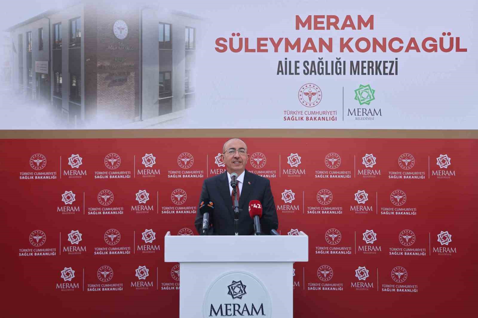 Meram&rsquo;da S&uuml;leyman Koncag&uuml;l ASM hizmete a&ccedil;ıldı
