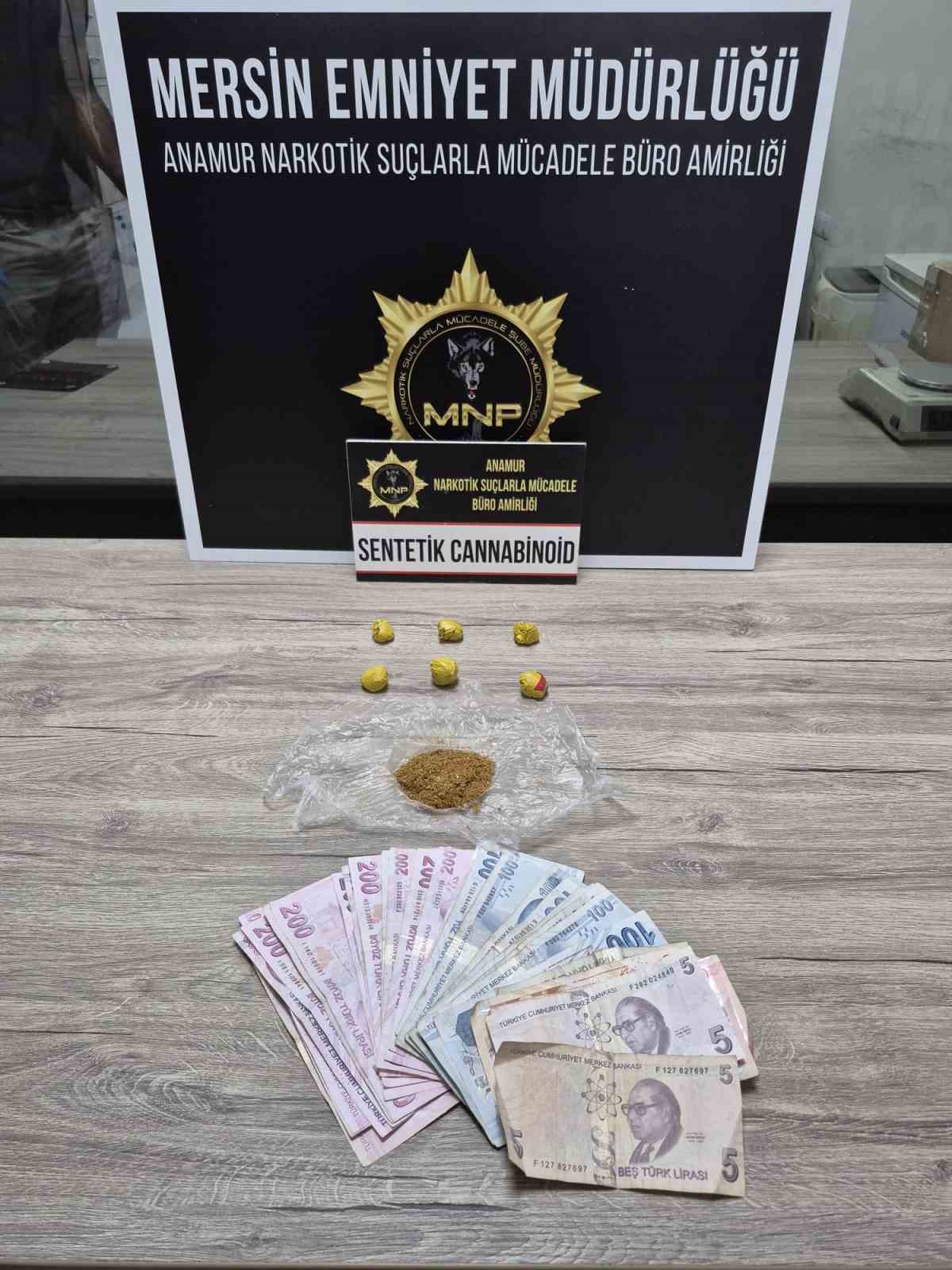 Anamur’da uyuşturucu taciri yakalandı