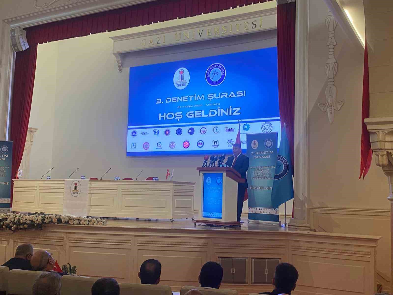 Devlet Denetleme Kurulu Başkanı Tanrıkulu: "Denetim bilincinin yaygınlaşması ve &uuml;st seviyede kabul g&ouml;rmesi i&ccedil;in gayret sarf edeceğiz"
