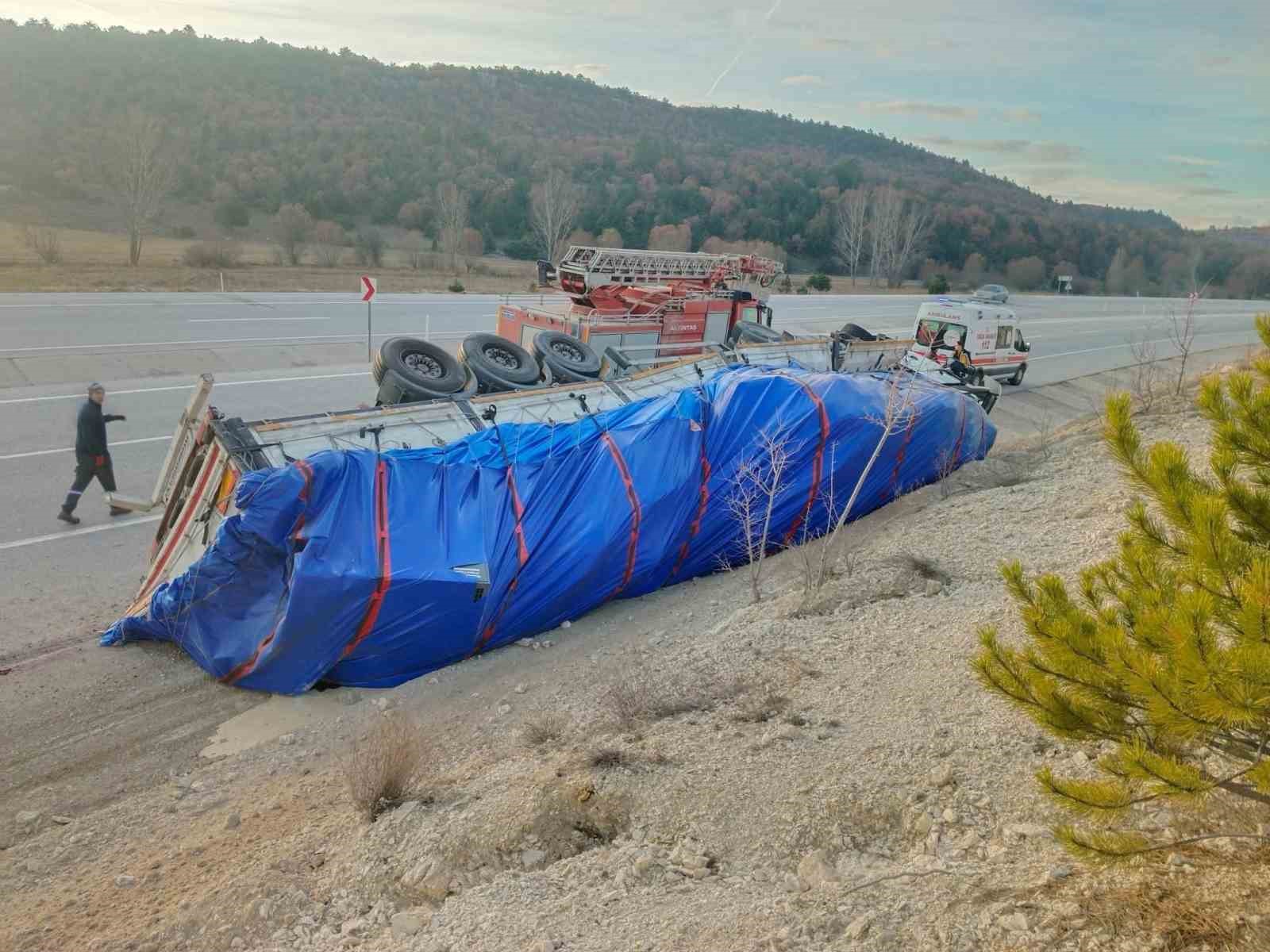 Kütahya’da trafik kazası: 1 yaralı