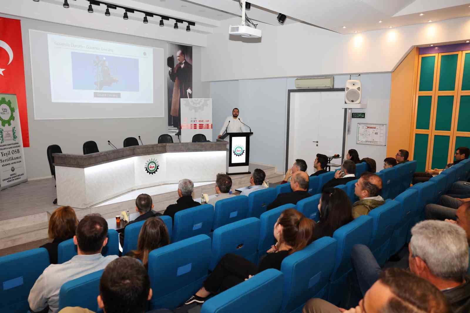 Denizli OSB’de 5S ve Güvenli Davranış eğitimi düzenlendi
