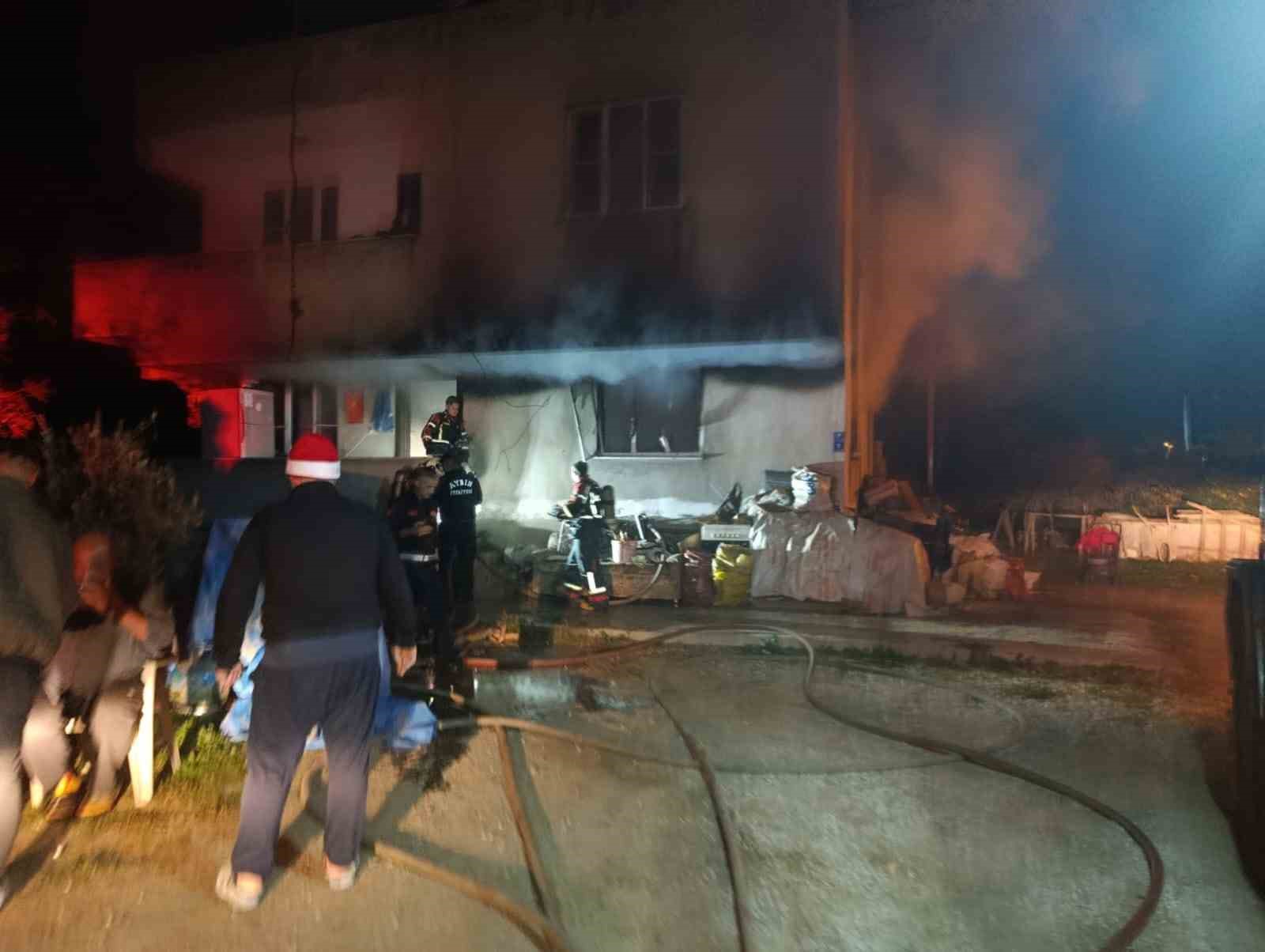 Sobadan çıkan yangında 1 kişi yaralandı