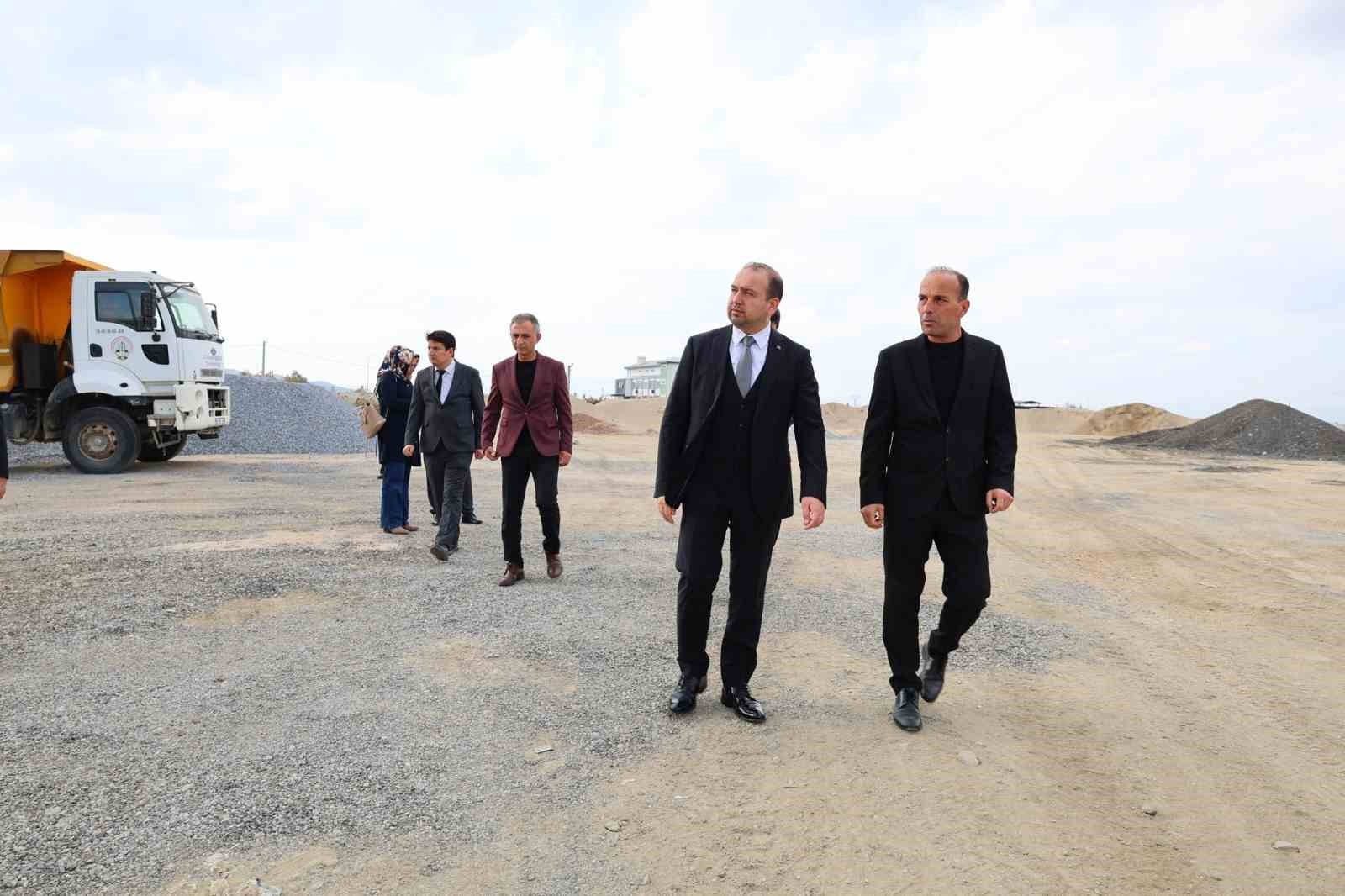 Koçarlı Devlet Hastanesi’nin Geçici Hizmet Alanı’nda inceleme yapıldı
