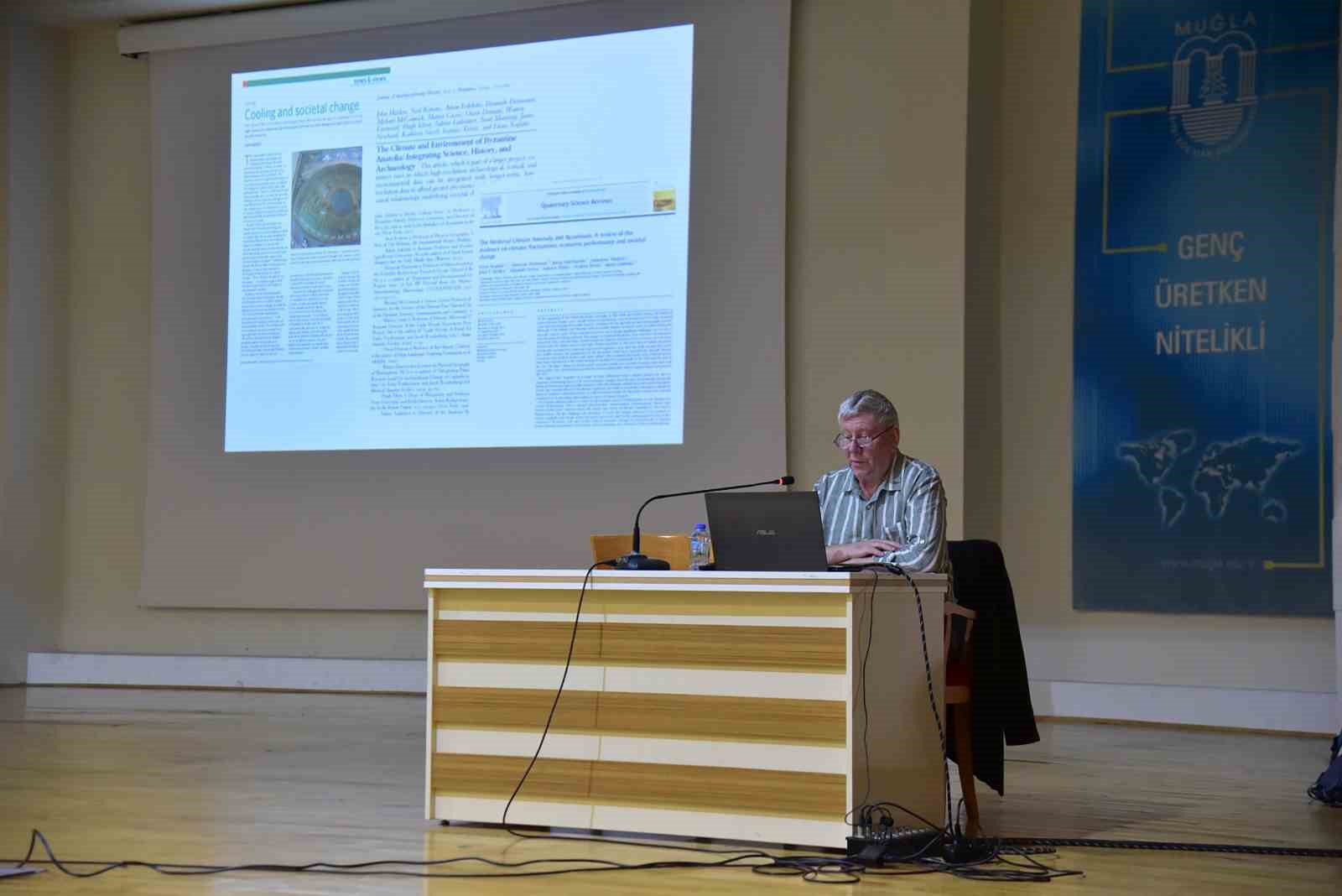 MSKÜ, Ünlü Tarihçi Prof. Dr. John Haldon’u ağırladı 