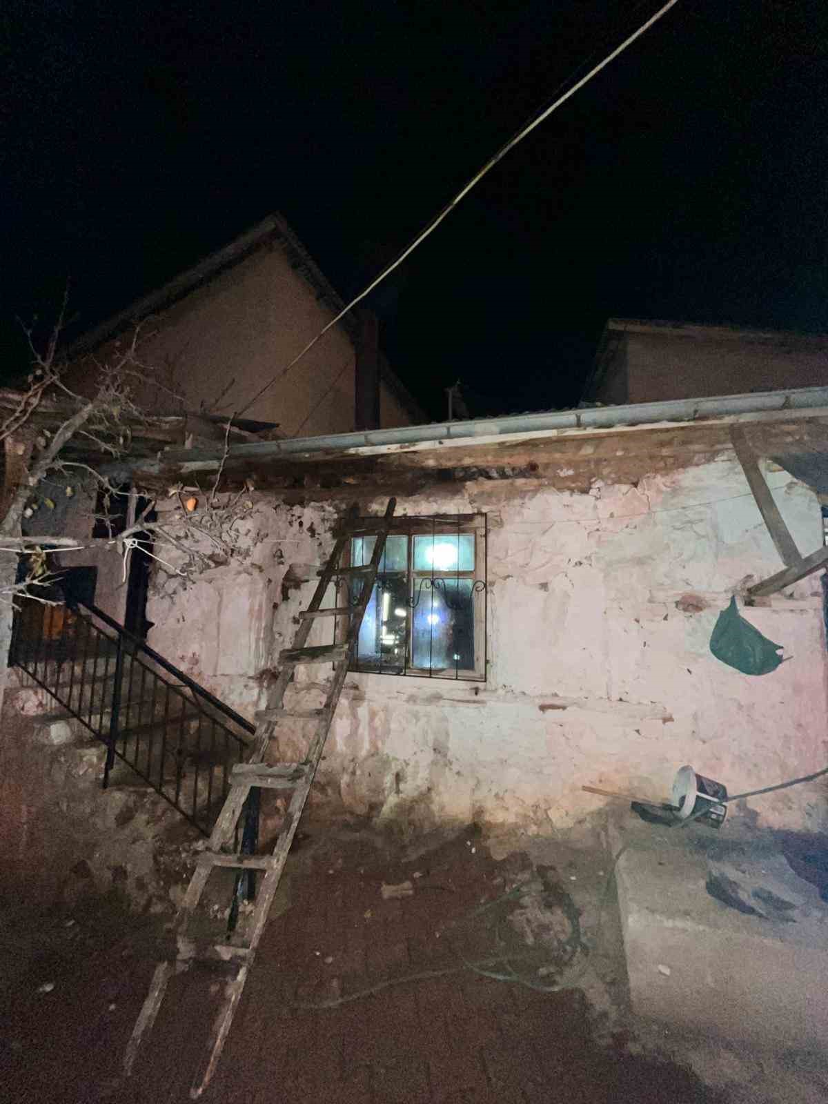 Bozkır’da baca temizliği yangına yol açtı