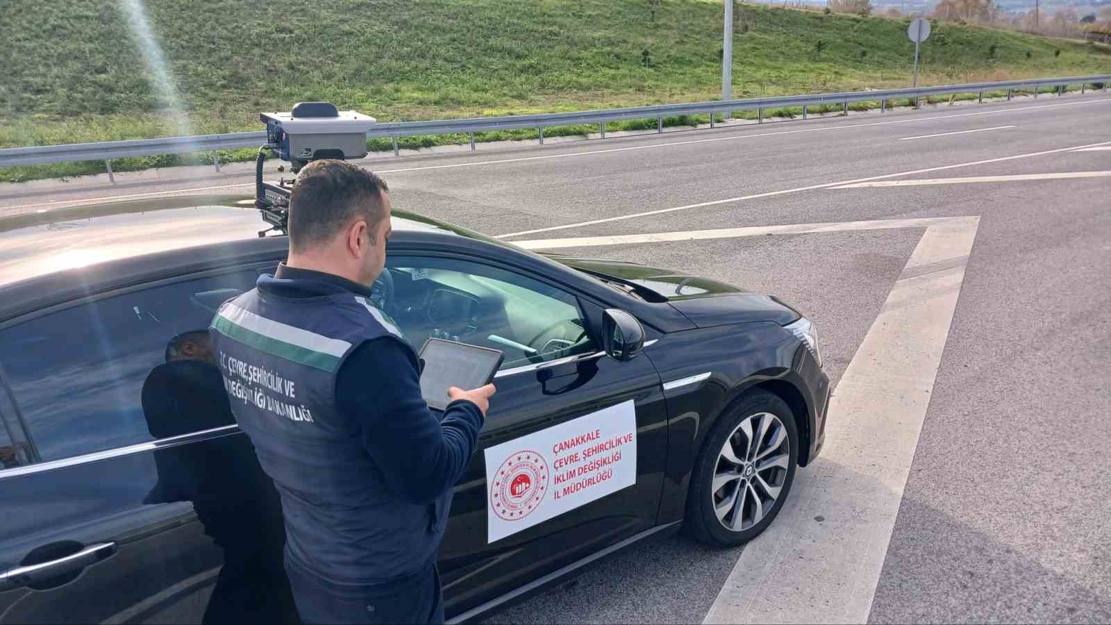 Çanakkale’de egzoz denetimi