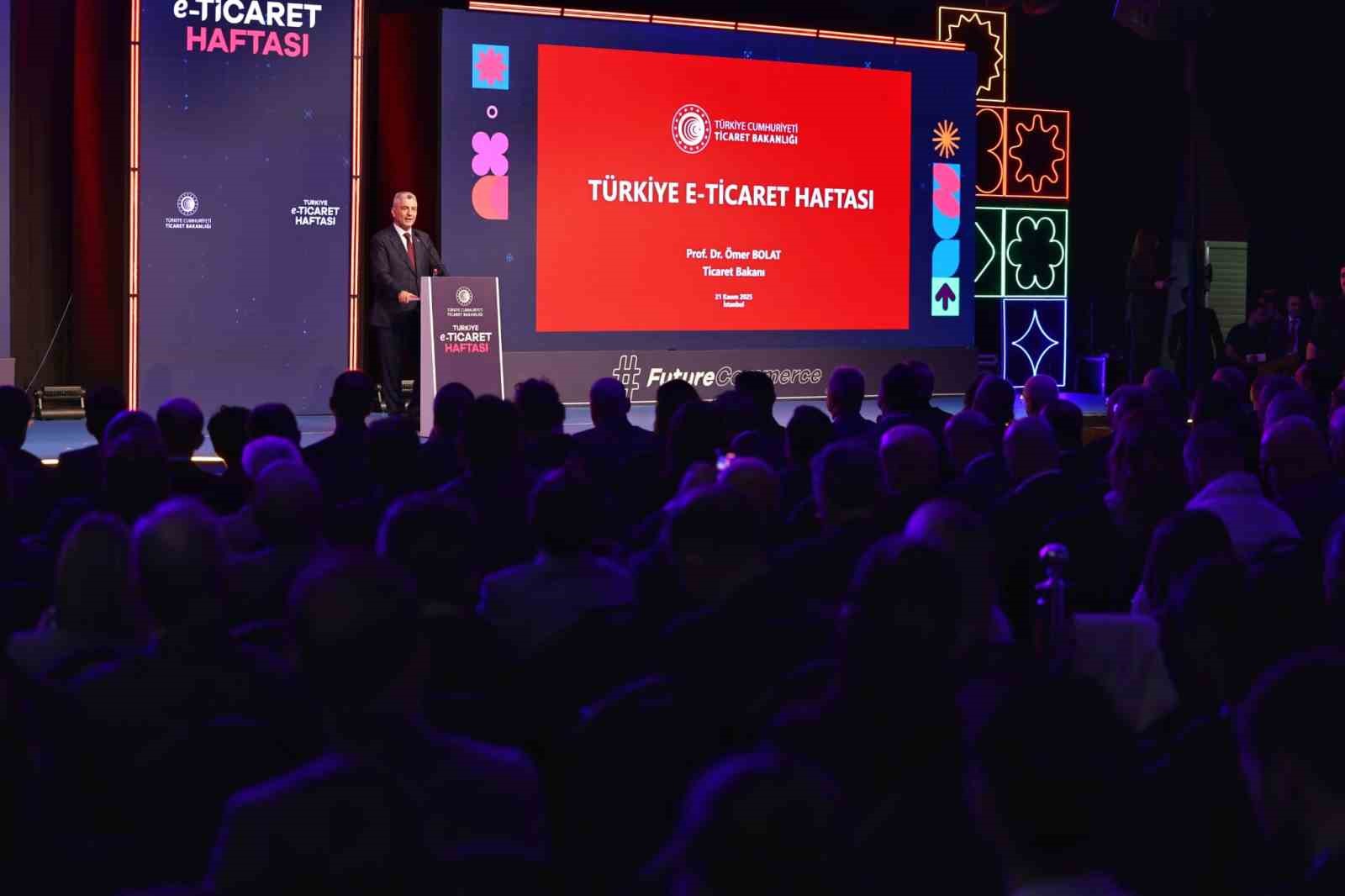 Bakan Bolat: &lsquo;&lsquo;E-ticaretin genel ticaretteki payı 5&rsquo;te 1&rsquo;&rsquo;
