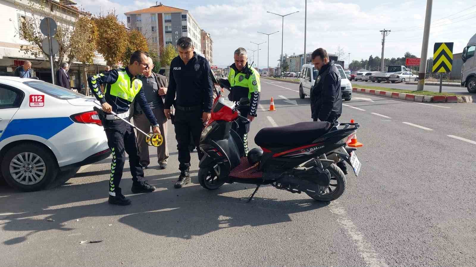 Tavşanlı’da trafik kazası, 1 yaralı