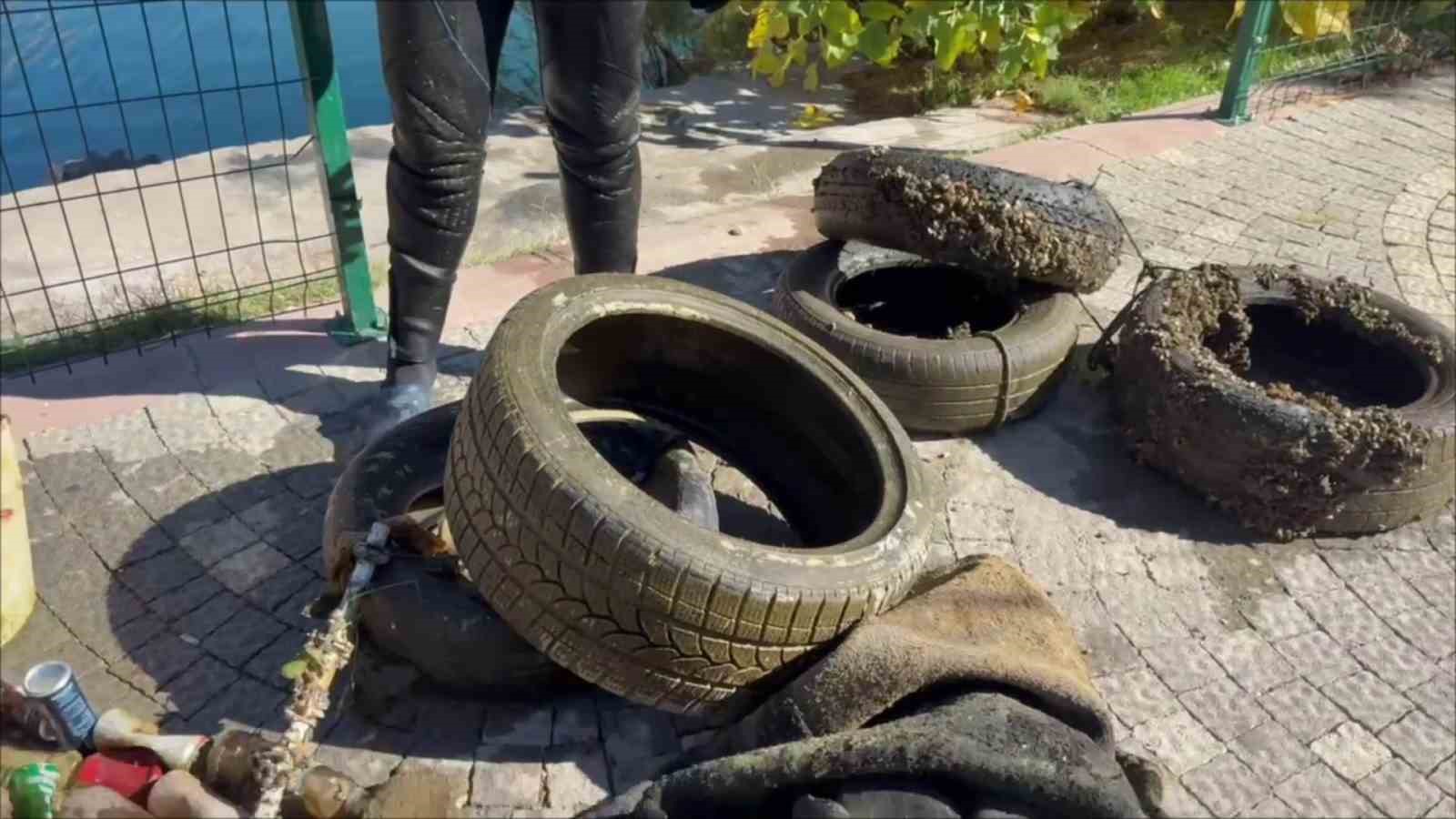 Baraj dibini temizlerken neye uğradıklarını şaşırdılar