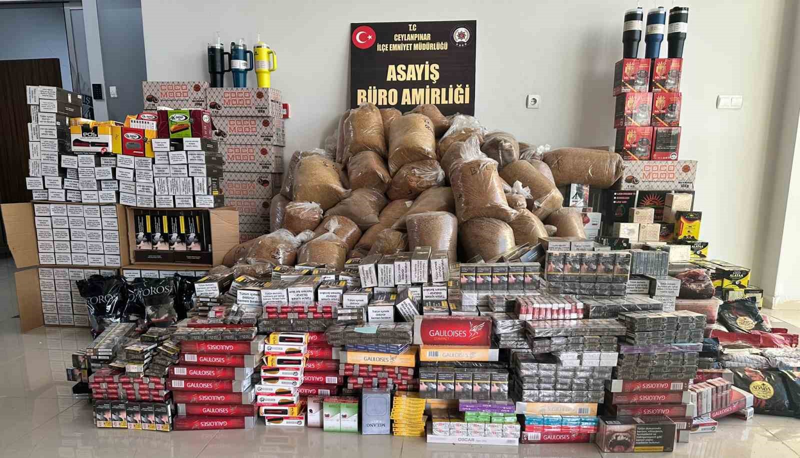 Şanlıurfa’da kaçakçılık operasyonu: 14 gözaltı