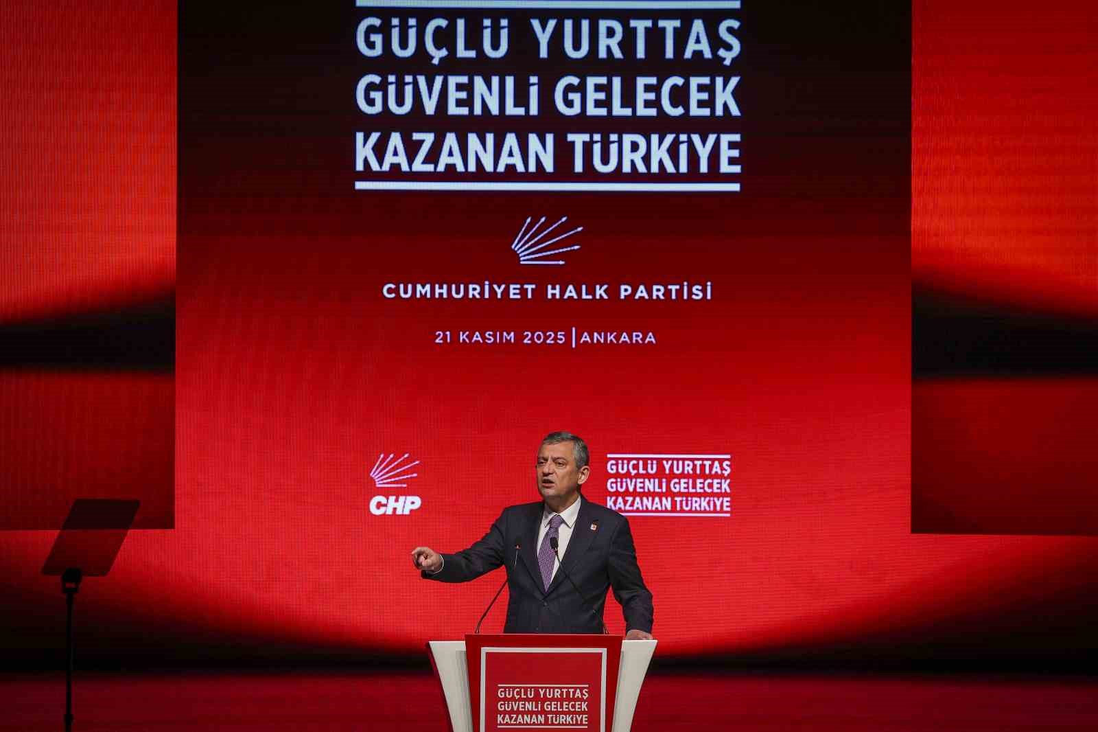 CHP Genel Başkanı &Ouml;zel: "Programımızla herkese kendisini ait hissedeceği, g&uuml;ven duyacağı, sırtını yaslayacağı bir devlet vadediyoruz"
