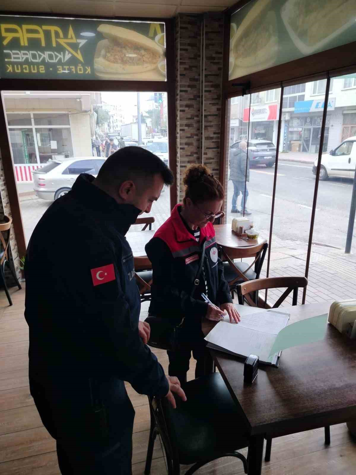 Muratlı’da gıda işletmeleri mercek altında