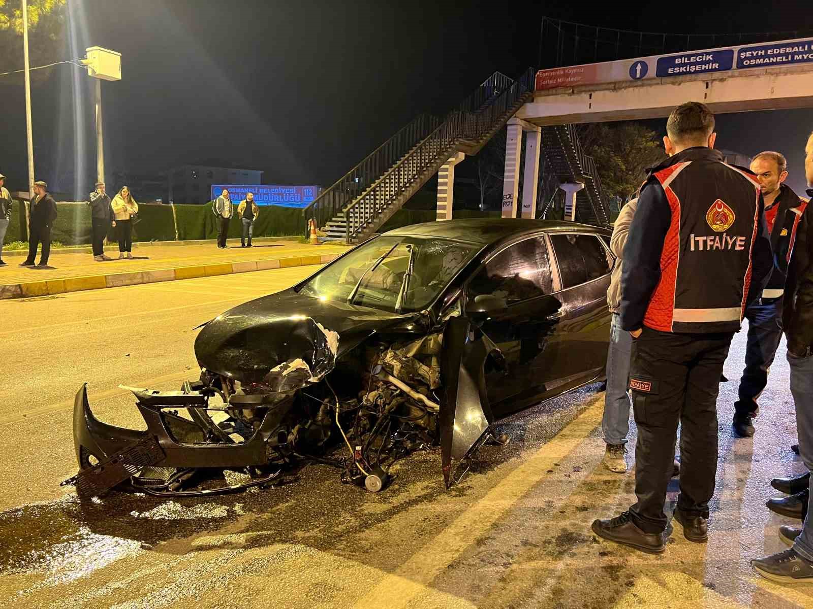Osmaneli’nde trafik kazası: 1 yaralı