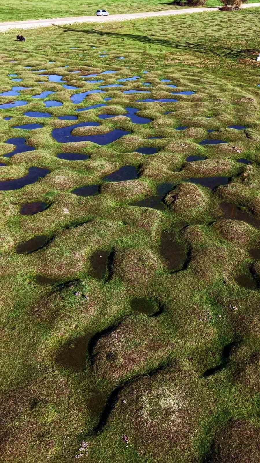 Karagöl Yaylası’nın eşsiz menderesleri havadan görüntülendi
