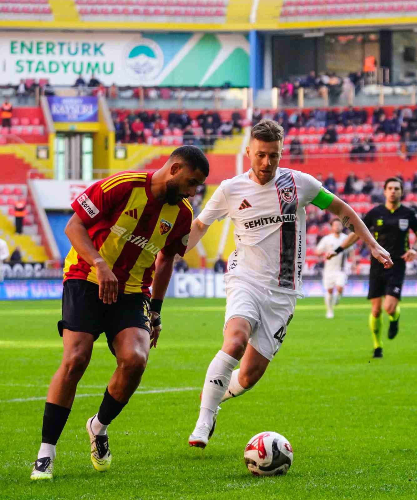 Trendyol Süper Lig: Kayserispor: 0 - Gaziantep FK: 3 (Maç Sonucu)
