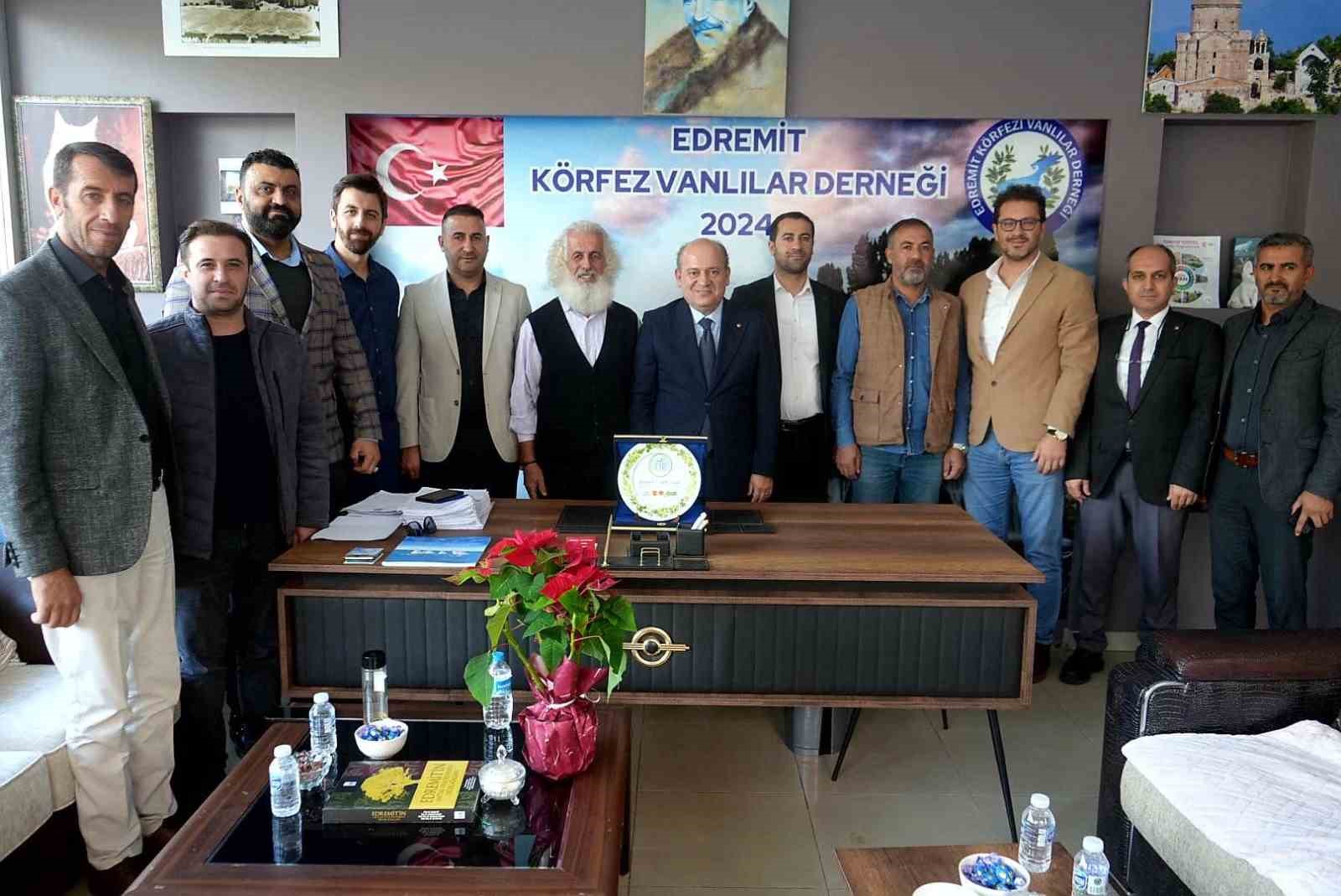 Edremit Ticaret Odası’ndan Edremit Körfezi Vanlılar Derneğine ziyaret
