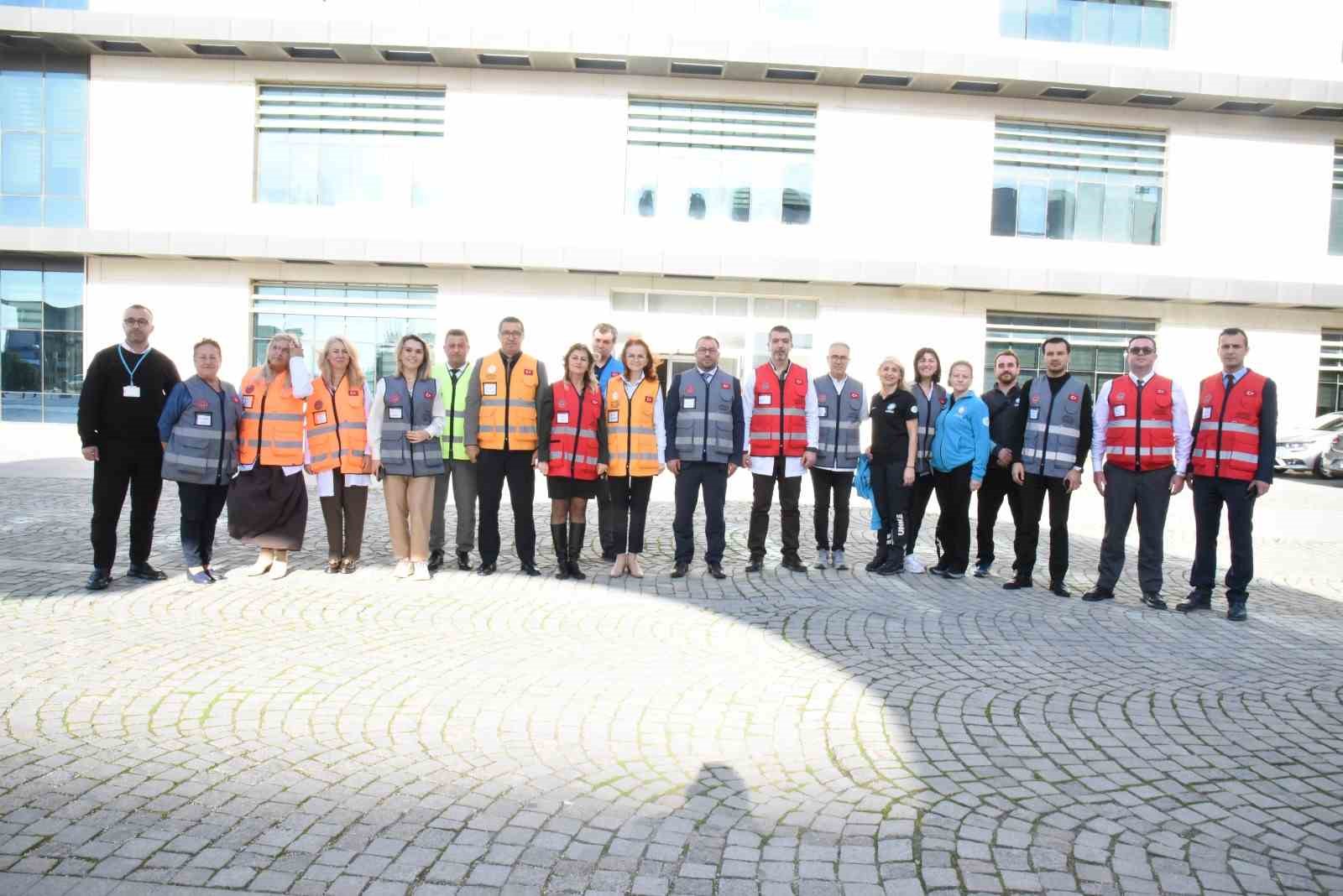 Mehmet Akif Ersoy Devlet Hastanesi’nde ‘TAMP’ tatbikatı