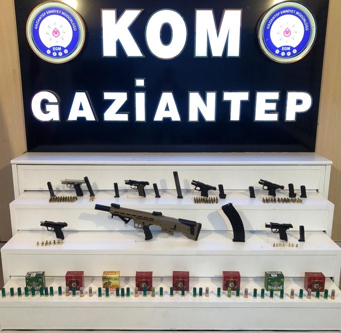 Gaziantep’te 7 adet kaçak silah ele geçirildi: 1 şahıs tutuklandı