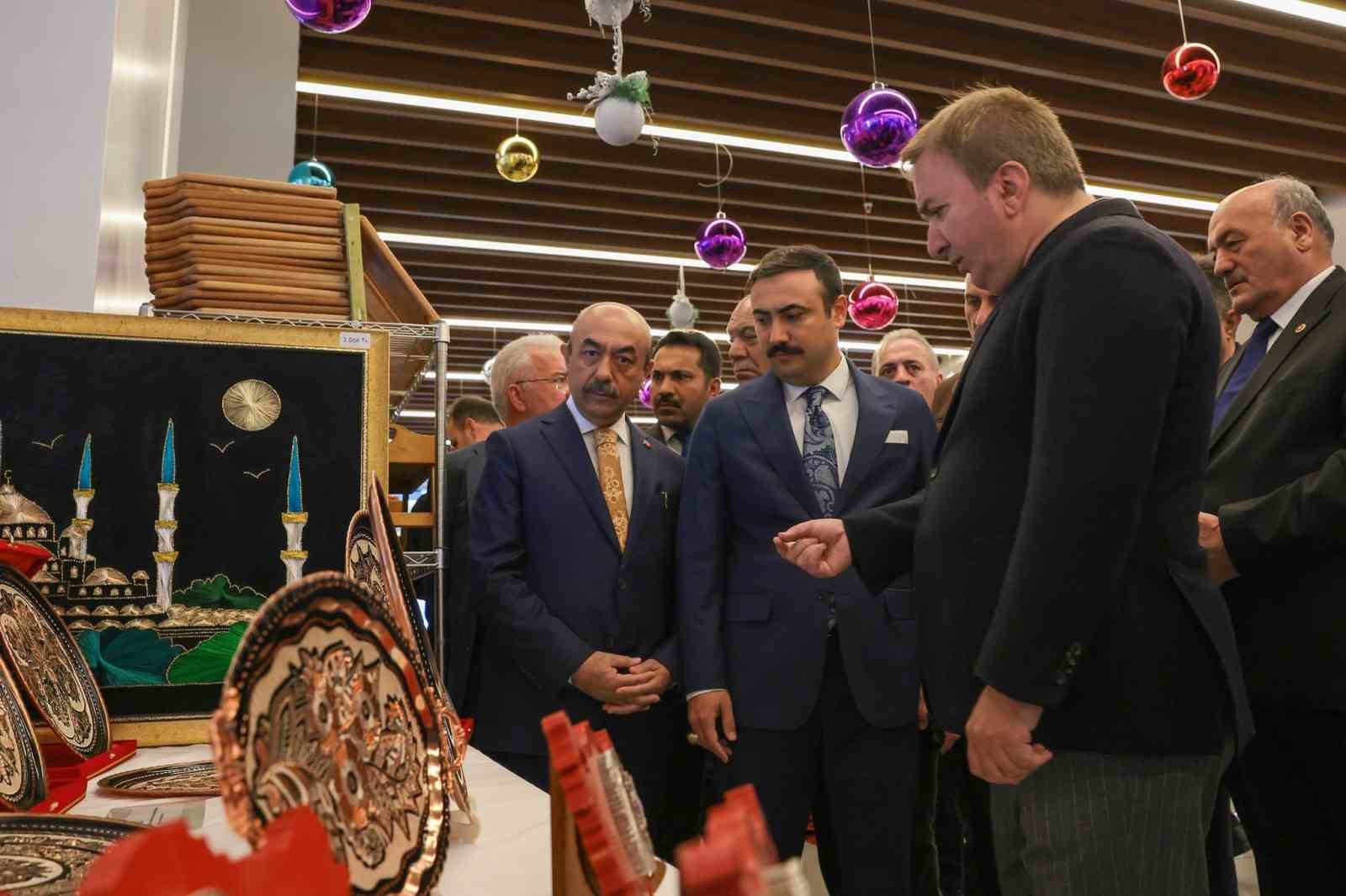 Ceza infaz kurumlarında üretilen el emeği ürünlerin sergisi açıldı