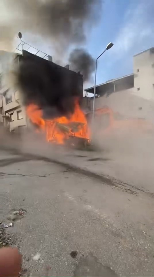 Bursa’da baraka yangını paniğe neden oldu