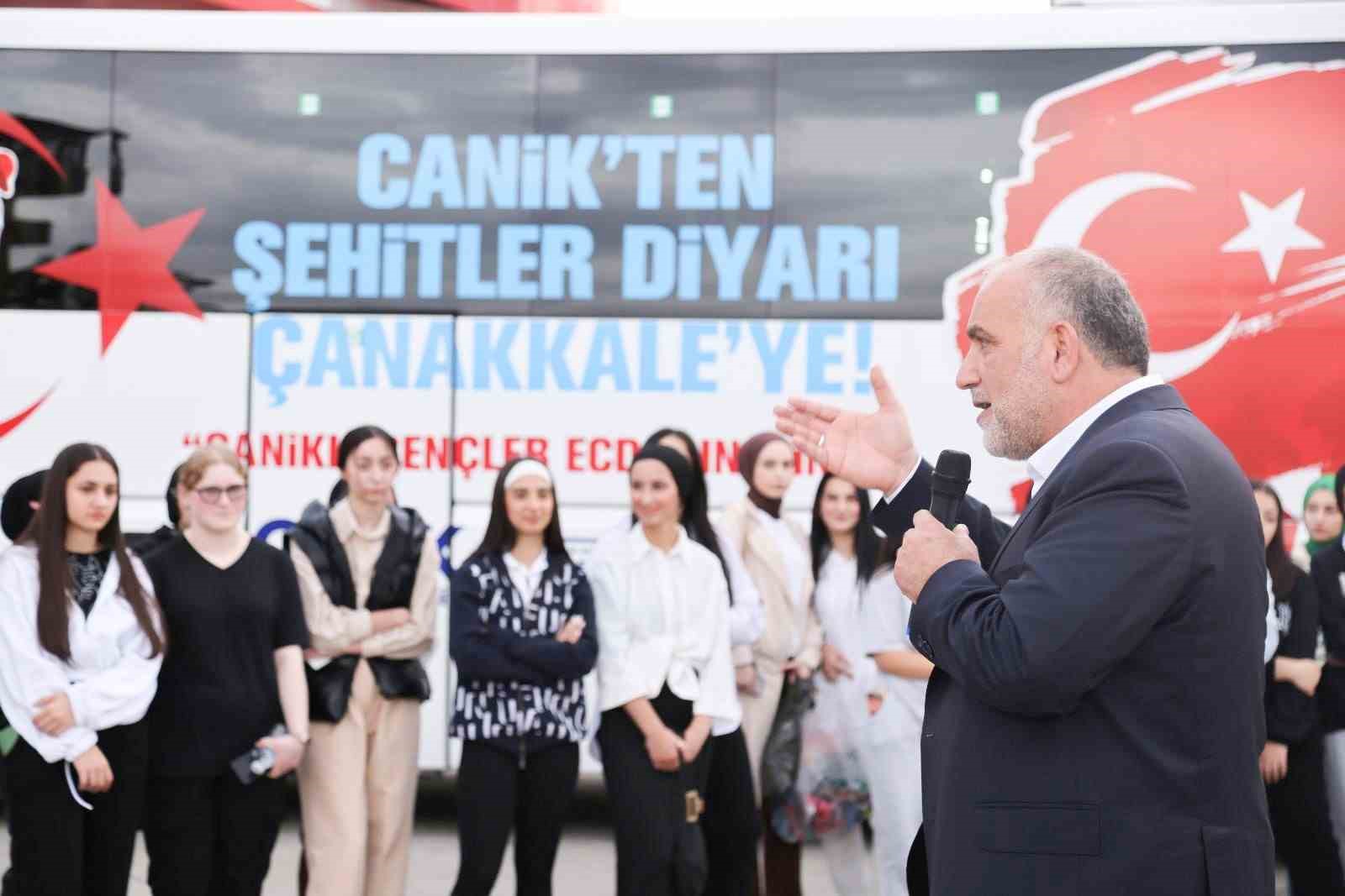 Canikli gençler Çanakkale’ye gönderiliyor
