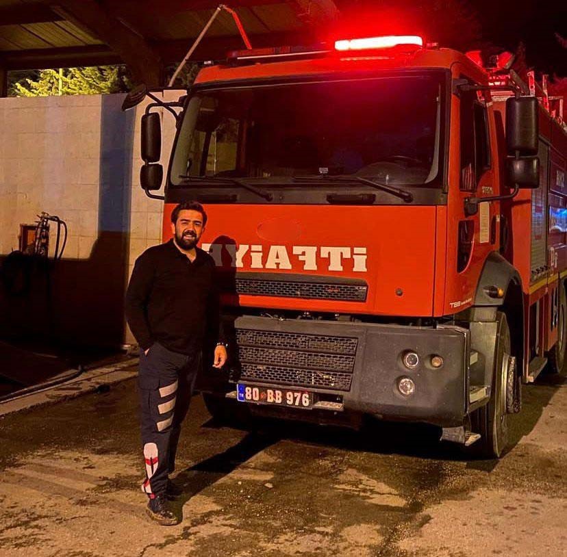 Trafik kazasında hayatını kaybeden itfaiye eri Koçtaş için tören düzenlendi
