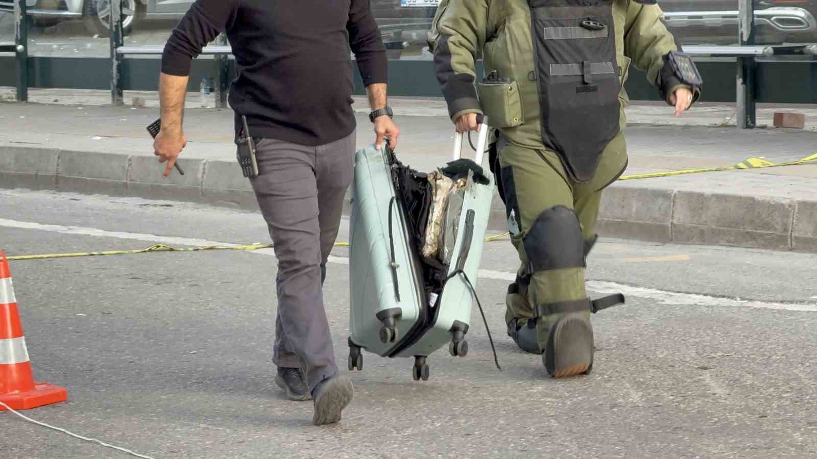 Samsun’da şüpheli valiz paniği
