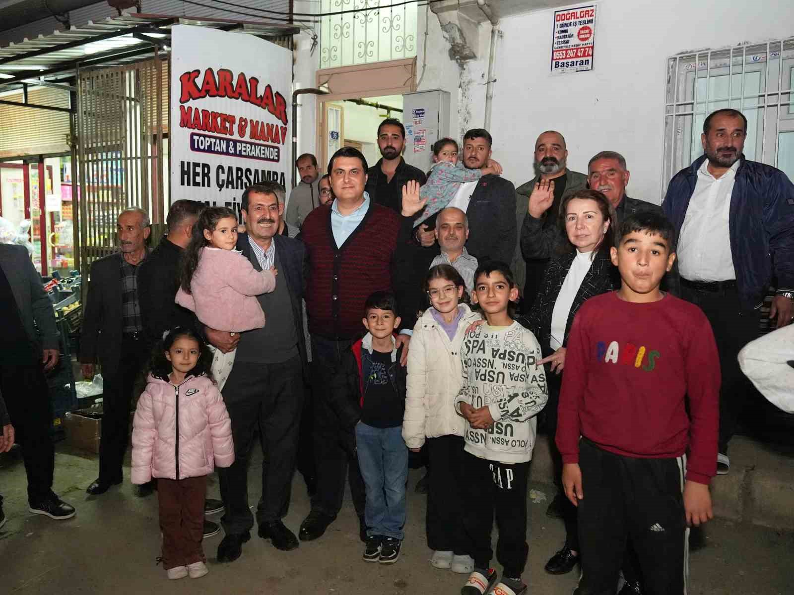 Başkan Yılmaz&rsquo;dan 6 mahallede ev ziyaretleri
