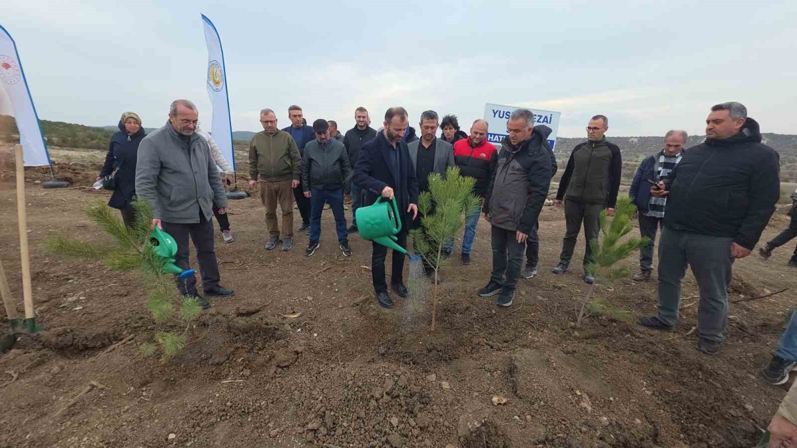 Yusuf Sezai Sevil anısına Kütahya’da hatıra ormanı oluşturuldu