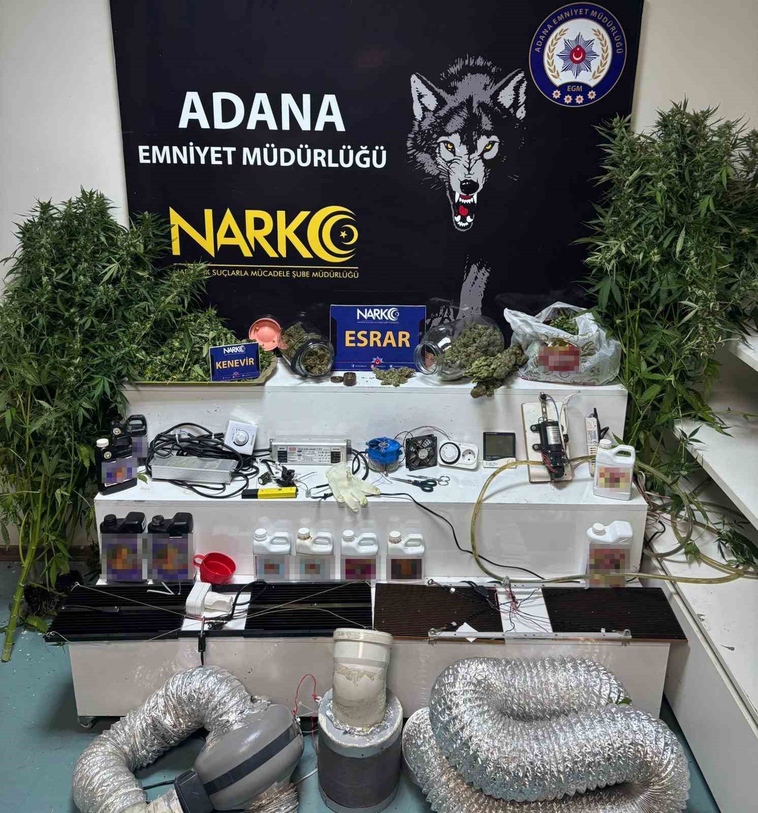 Adana’da uyuşturucu operasyonu: 12 tutuklama