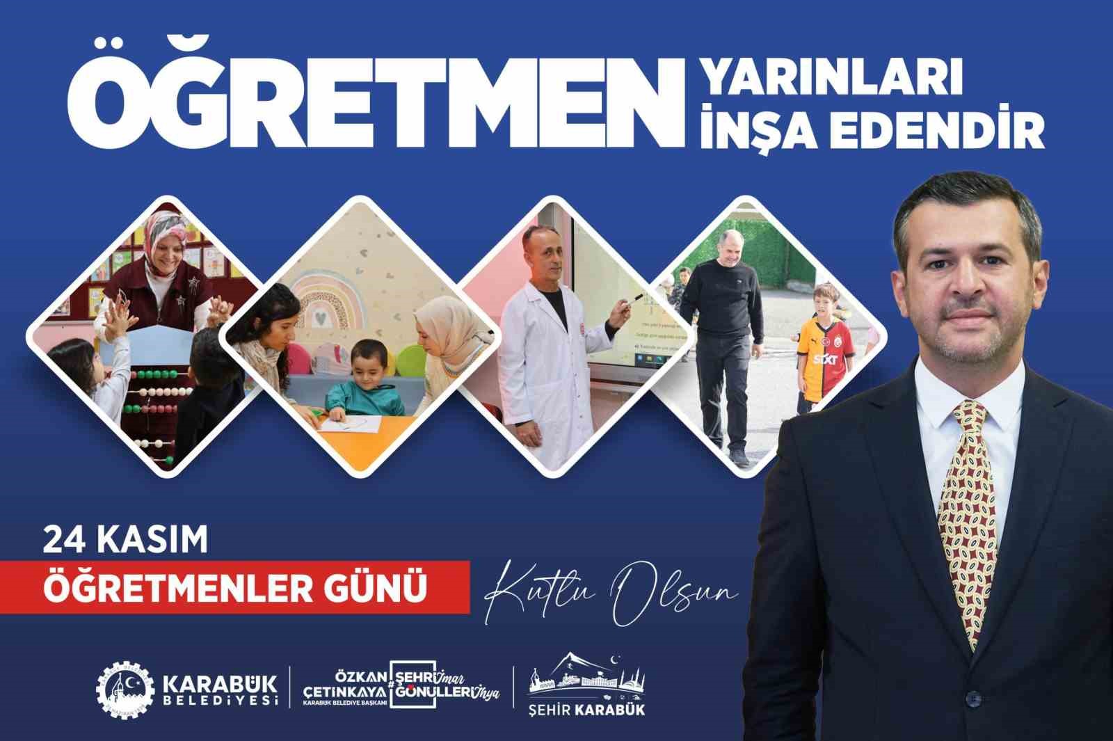 Başkan Çetinkaya’dan 24 Kasım Öğretmenler Günü mesajı