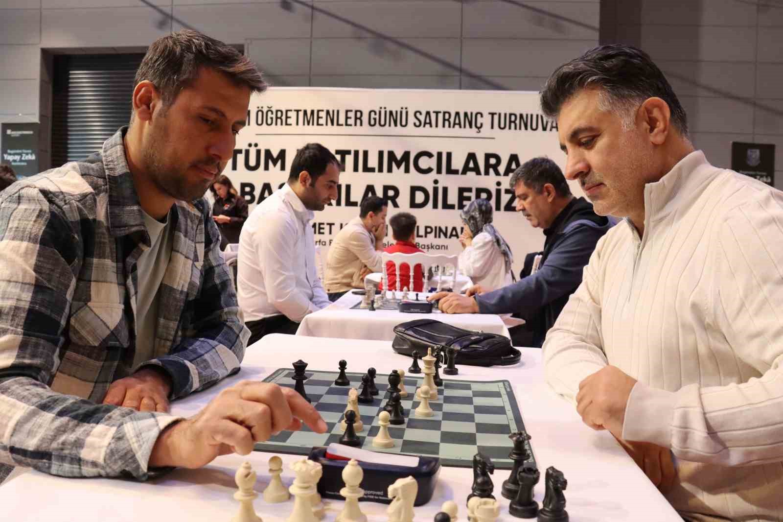 Şanlıurfa’da öğretmenler için satranç turnuvası
