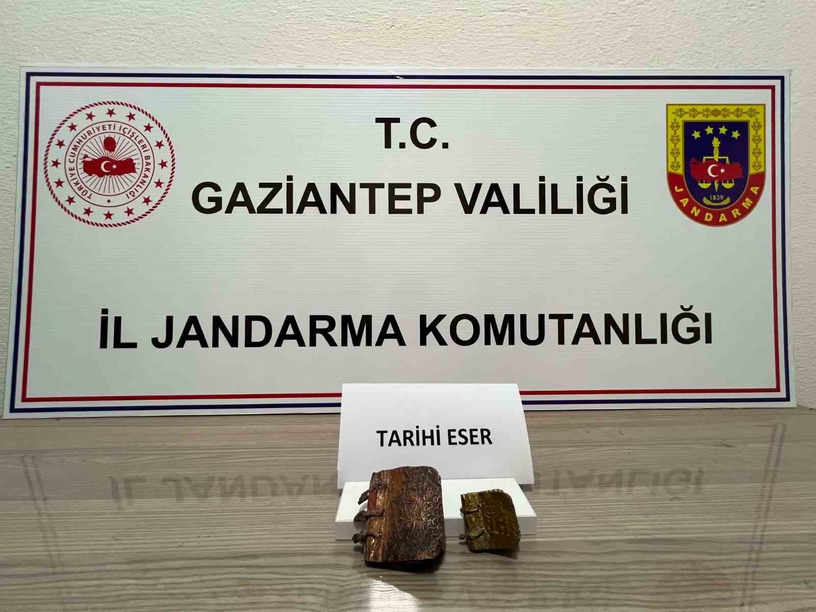Gaziantep’te sahte tarihi eser dolandırıcısı 2 şahıs yakalandı