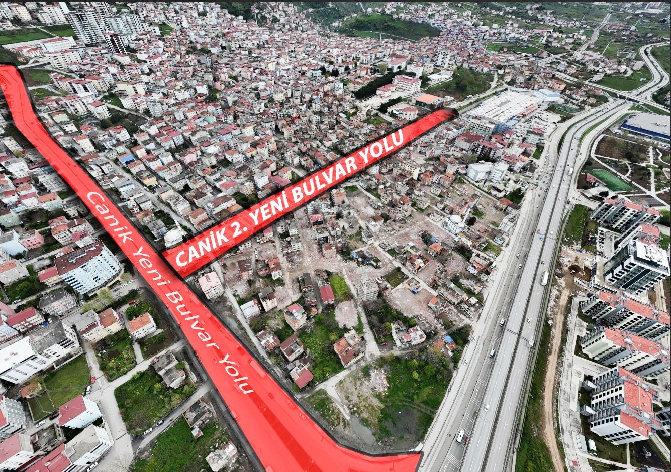 Başkan Sandıkçı: "Canik 2. Yeni Bulvar Yolu’nu ilçemize kazandırıyoruz"