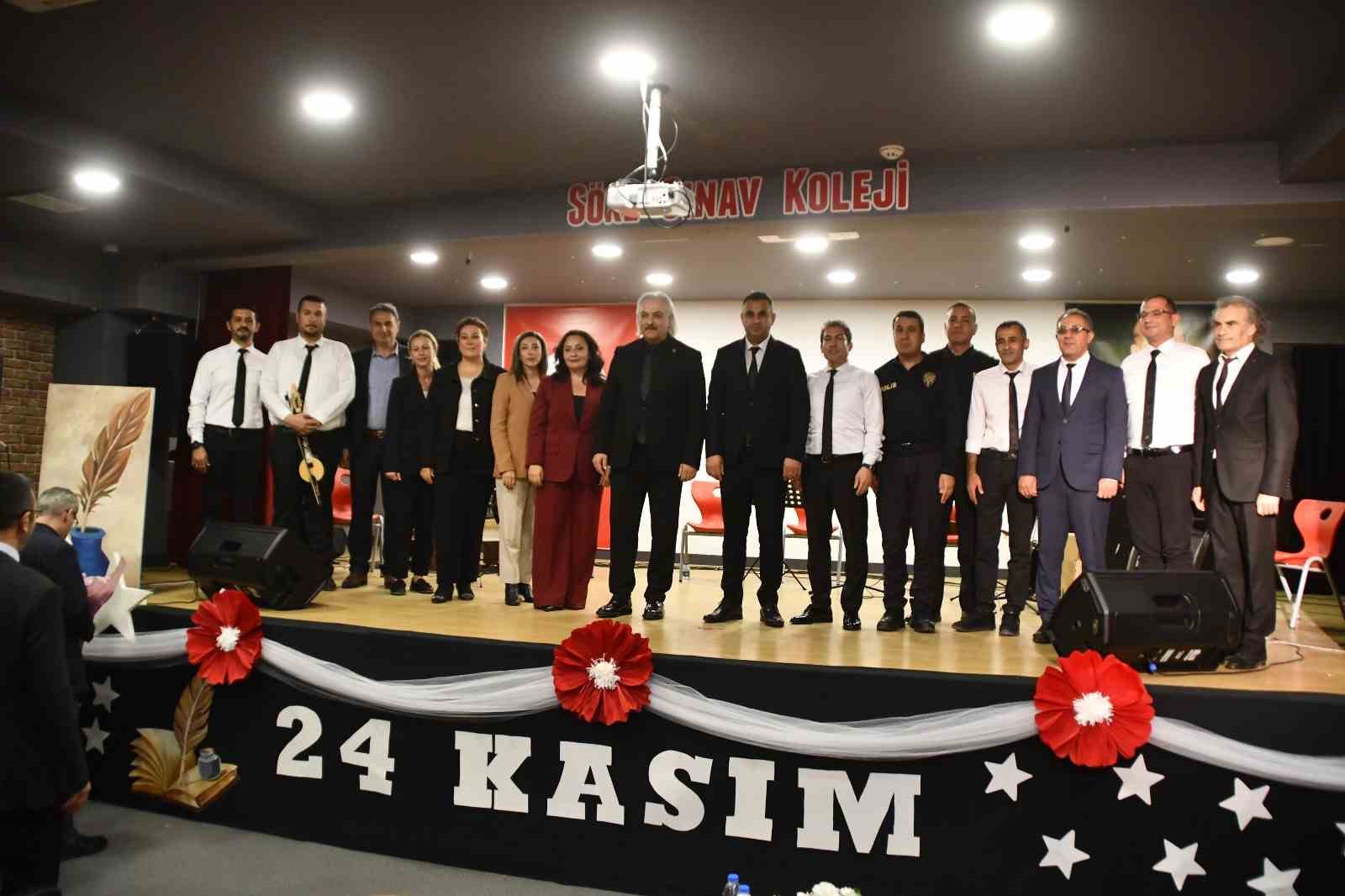 Söke’de 24 Kasım Öğretmenler Günü kutlandı