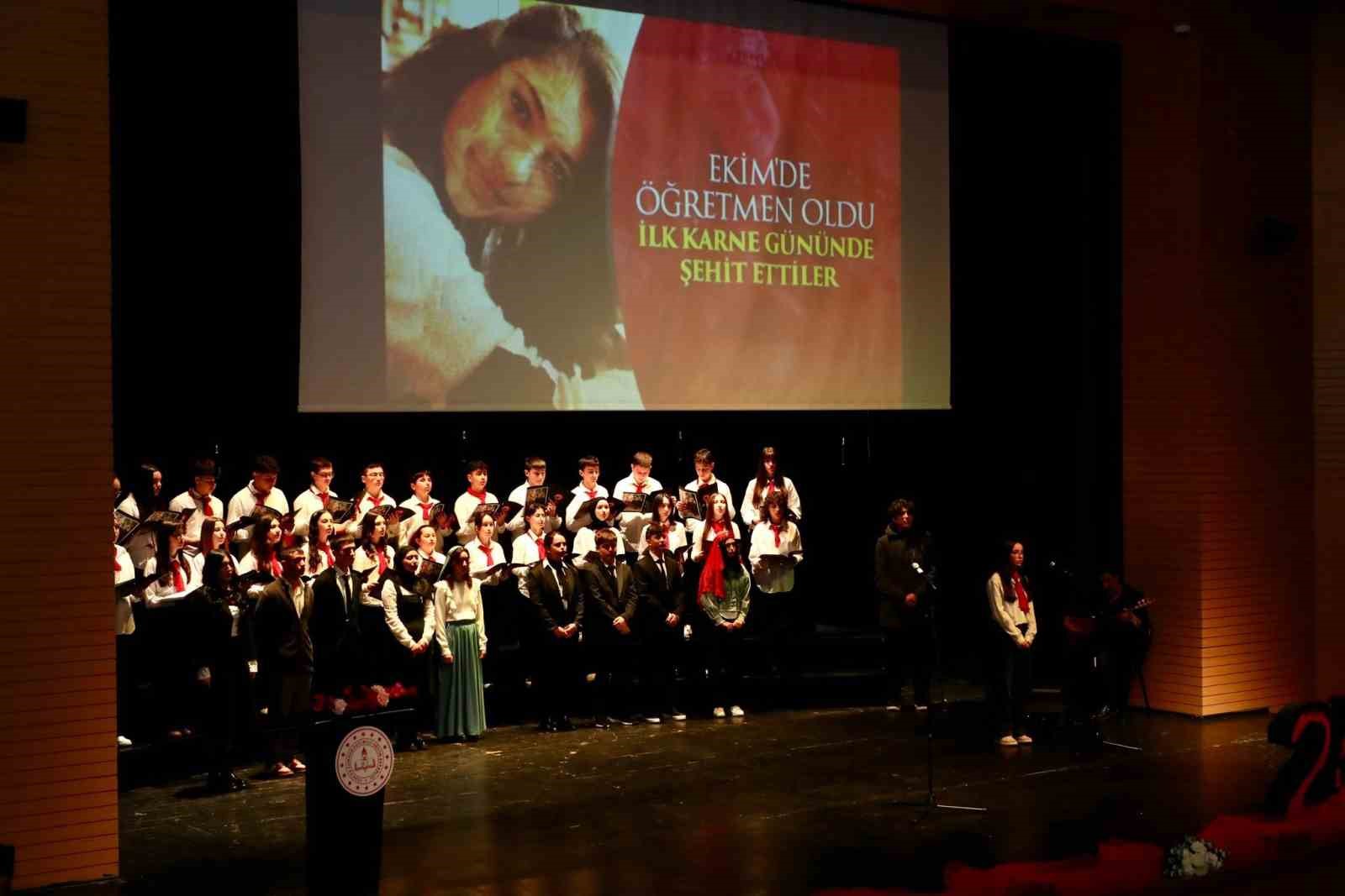 Ordu’da Öğretmenler Günü kutlaması