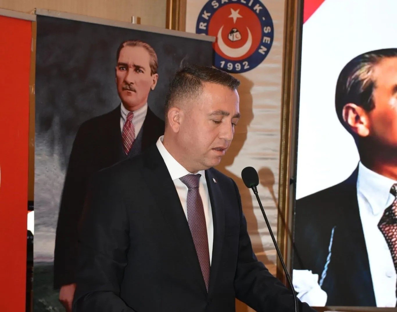 T&uuml;rk Sağlık-Sen Mersin Şubesi&rsquo;nde Halil Vural g&uuml;ven tazeledi
