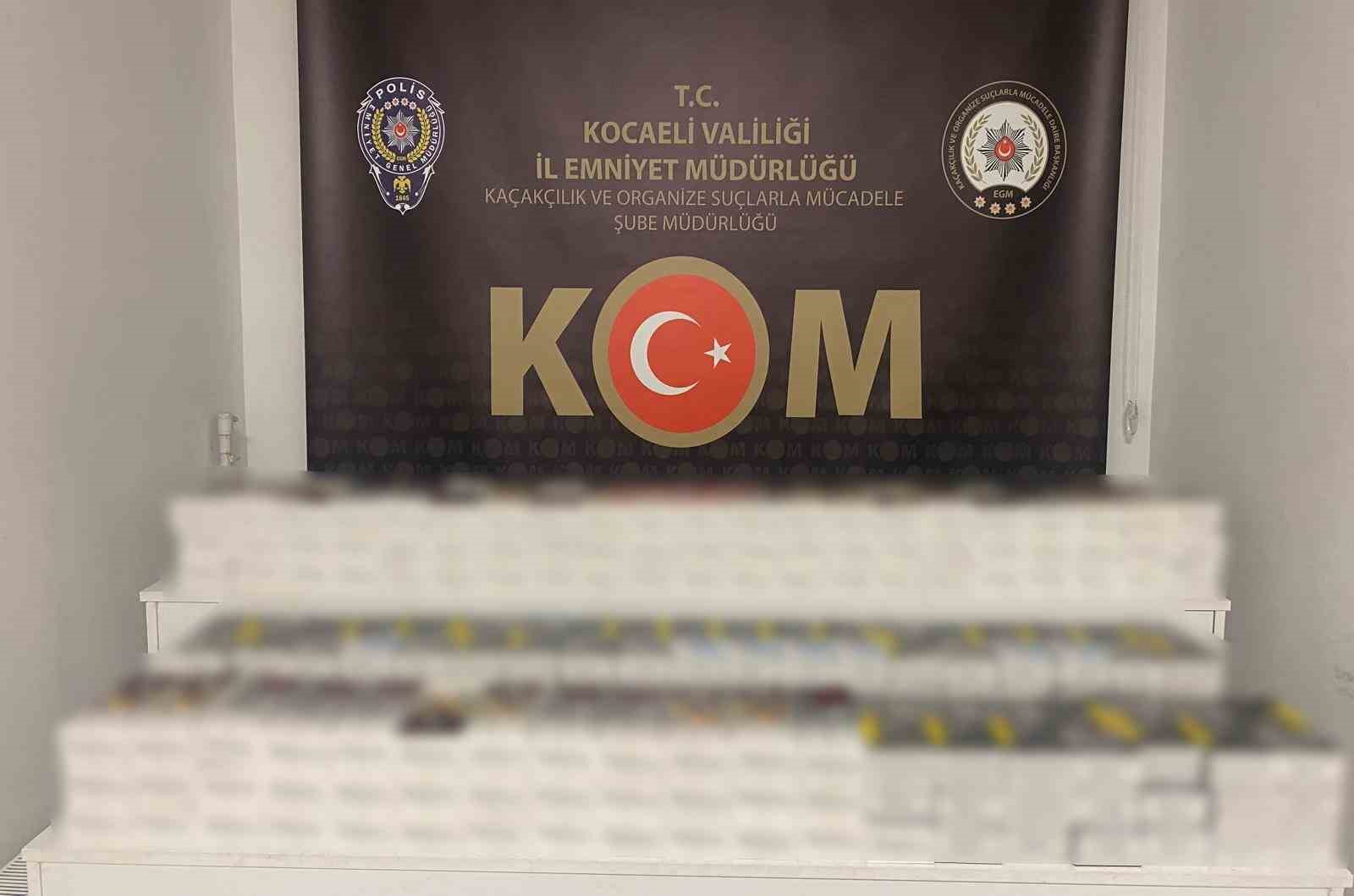 Kocaeli’de kaçakçılık operasyonunda 4 gözaltı