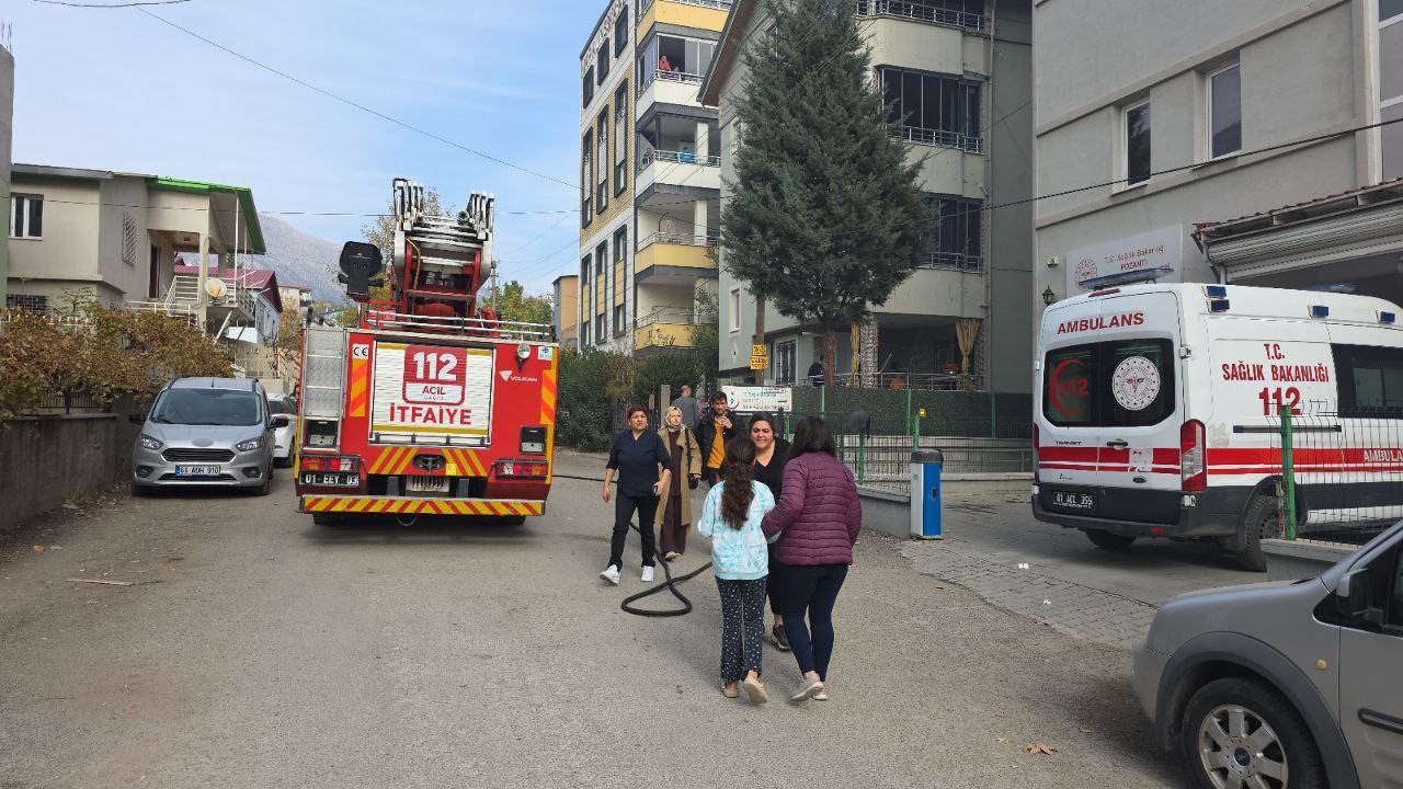 Pozantı Aile Sağlığı Merkezi’nde yangın