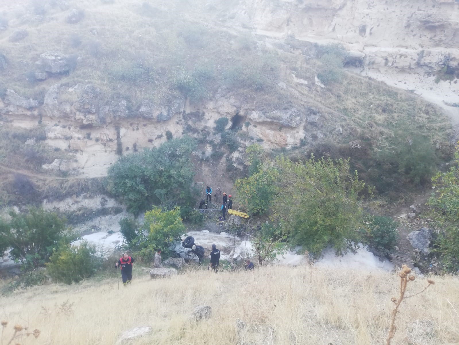 Siirt’te araç uçuruma yuvarlandı, ölü ve yaralıya bir gün sonra ulaşıldı