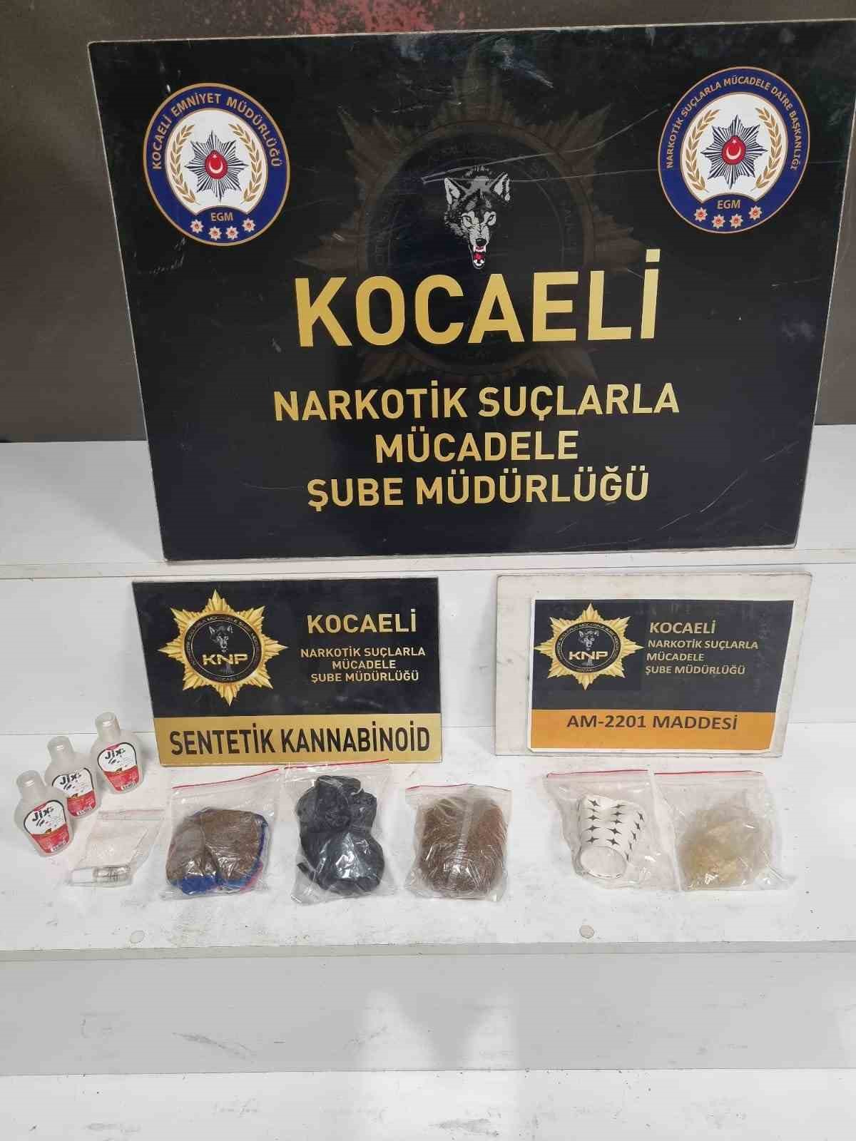 Kocaeli&rsquo;de uyuşturucu operasyonlarında 75 ş&uuml;pheli yakalandı
