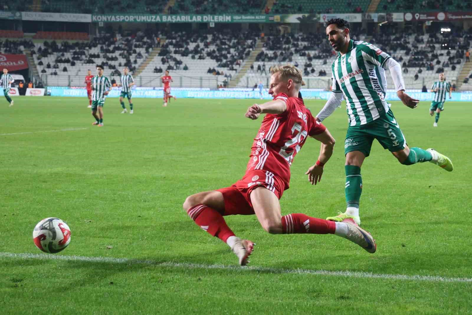 Trendyol S&uuml;per Lig: Konyaspor: 0 - Antalyaspor: 0 (Ma&ccedil; sonucu)

