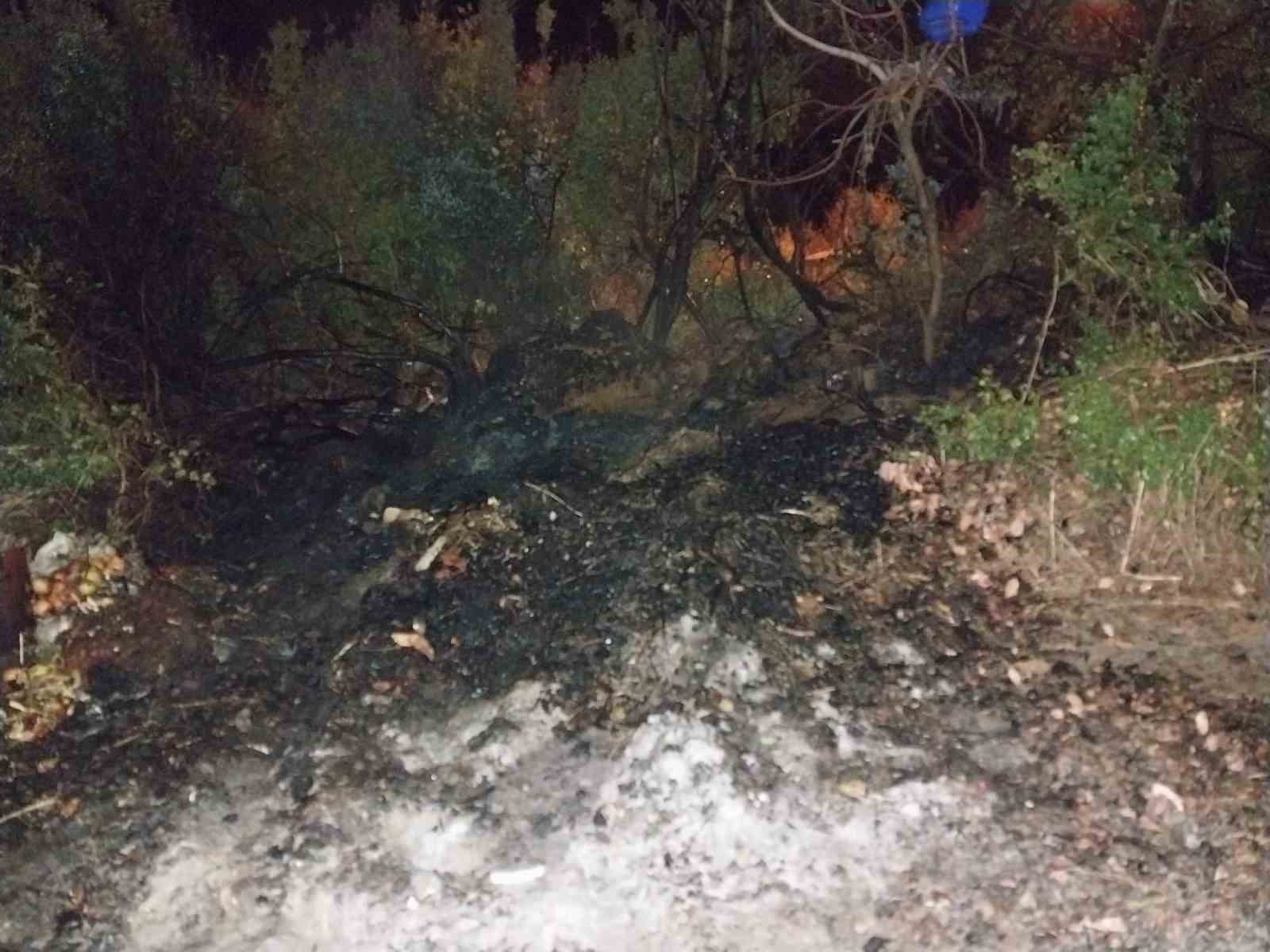 Bucak’ta arazi yangını