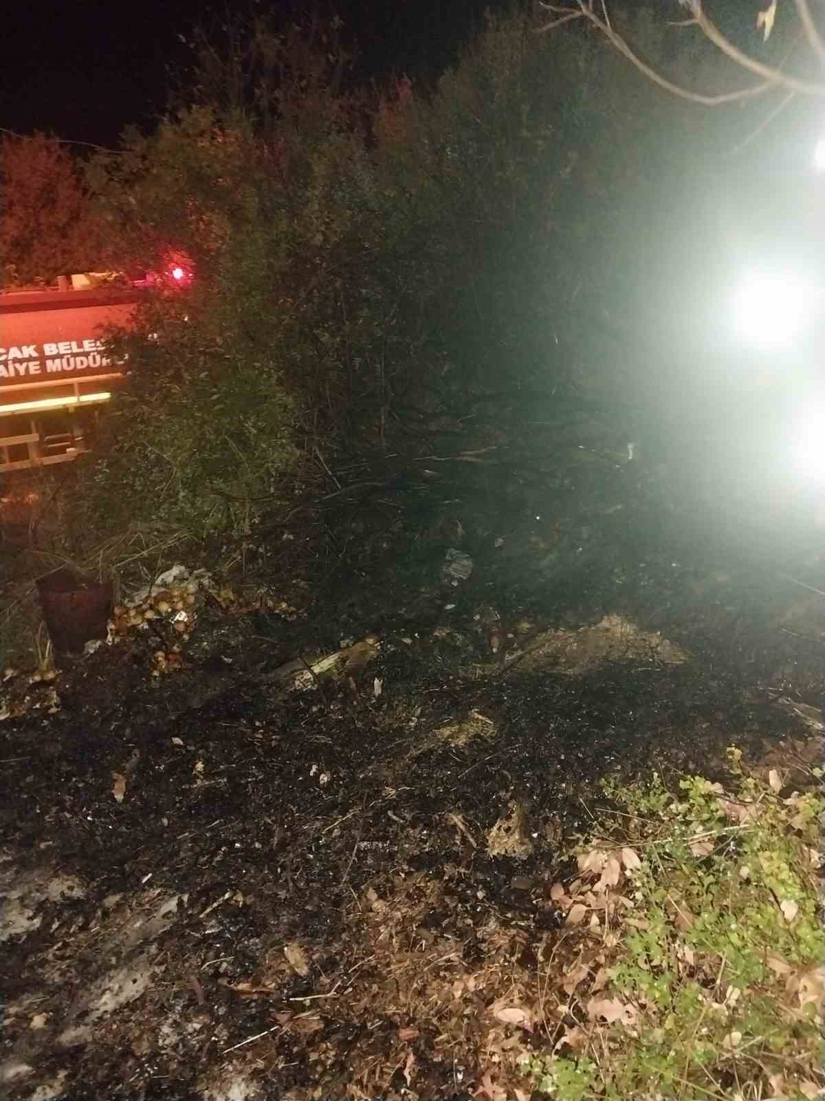 Bucak’ta arazi yangını
