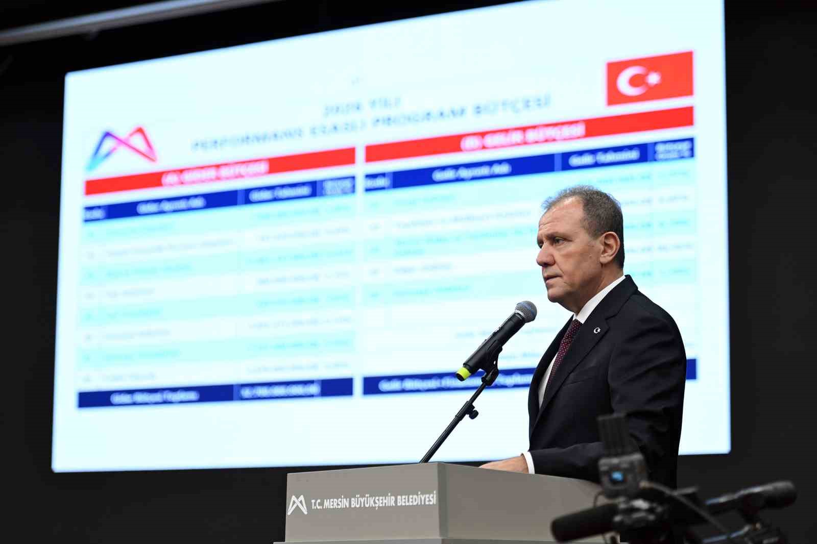 Mersin Büyükşehir Belediyesinin 2026 bütçesi 32,7 milyar TL oldu