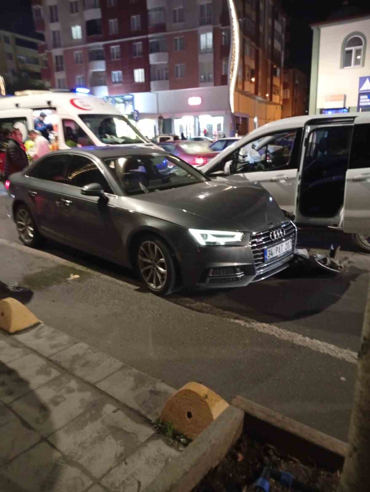 Kapaklı’da otomobiller çarpıştı: 1 yaralı