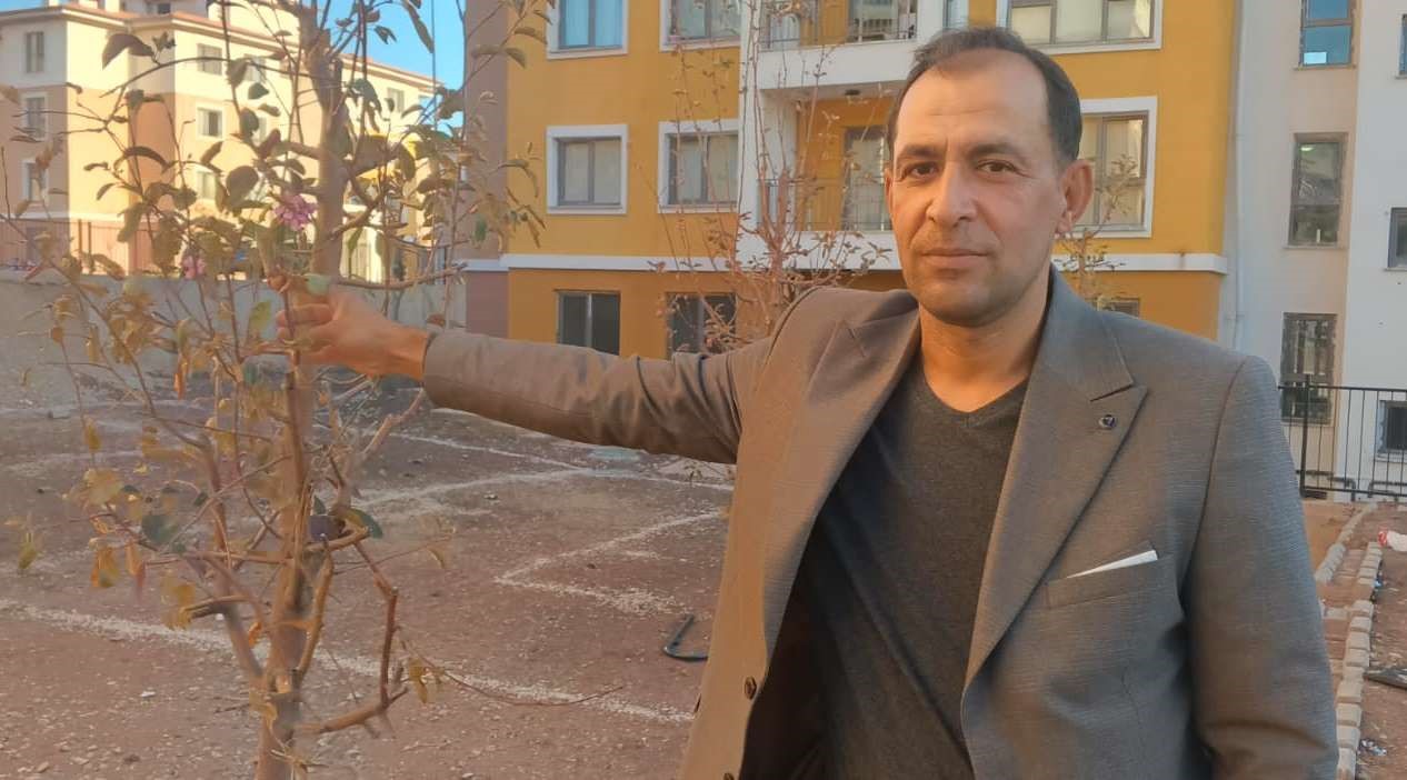 Geçen yıl kuruyan ağaçlar kasım ayında çiçek açtı